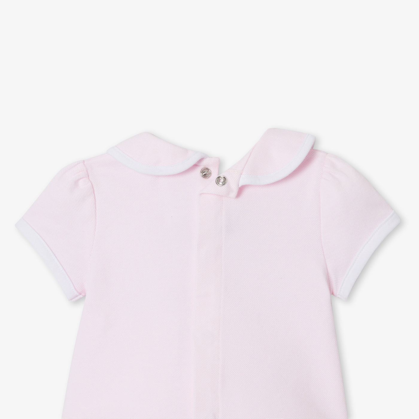 Baby girl set in cotton piqué