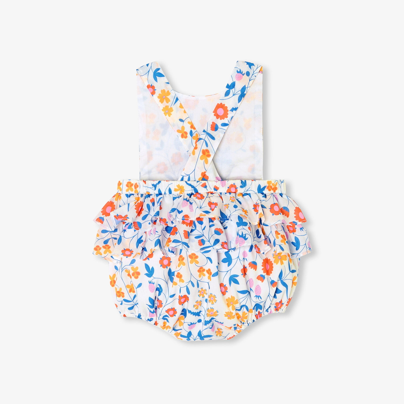 Baby girl romper in Liberty fabric