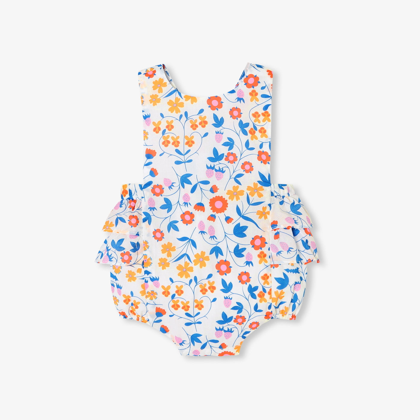 Baby girl romper in Liberty fabric