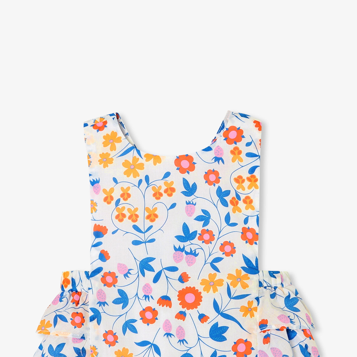 Baby girl romper in Liberty fabric