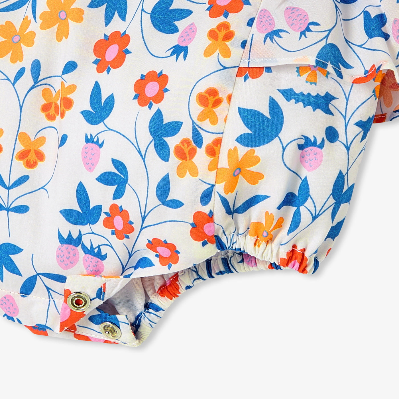 Baby girl romper in Liberty fabric