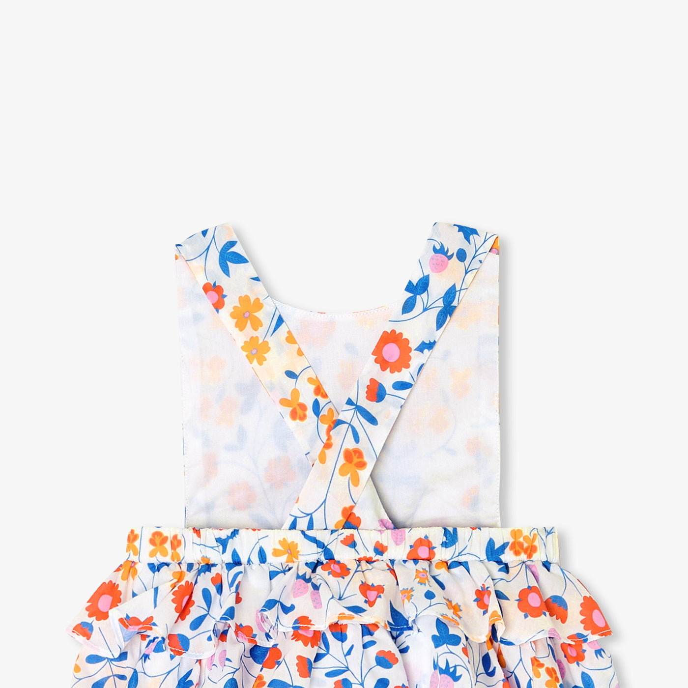 Baby girl romper in Liberty fabric