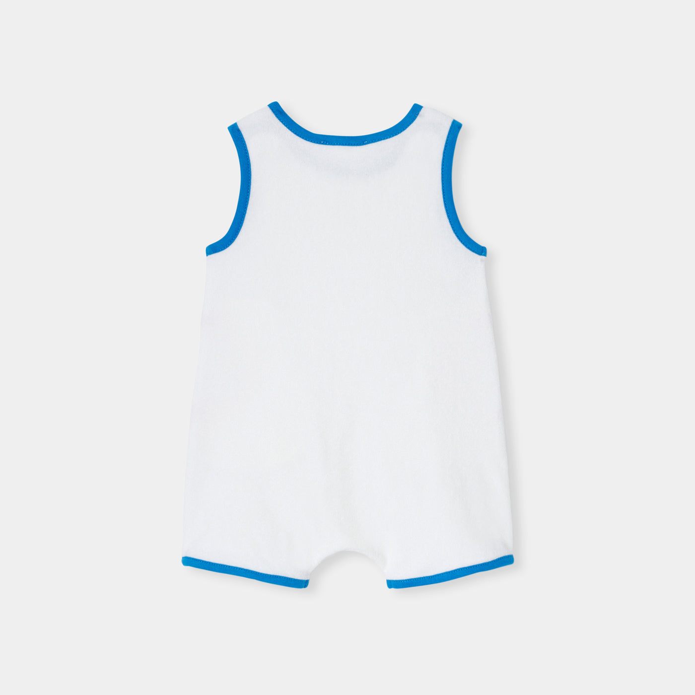 Baby boy French terry romper