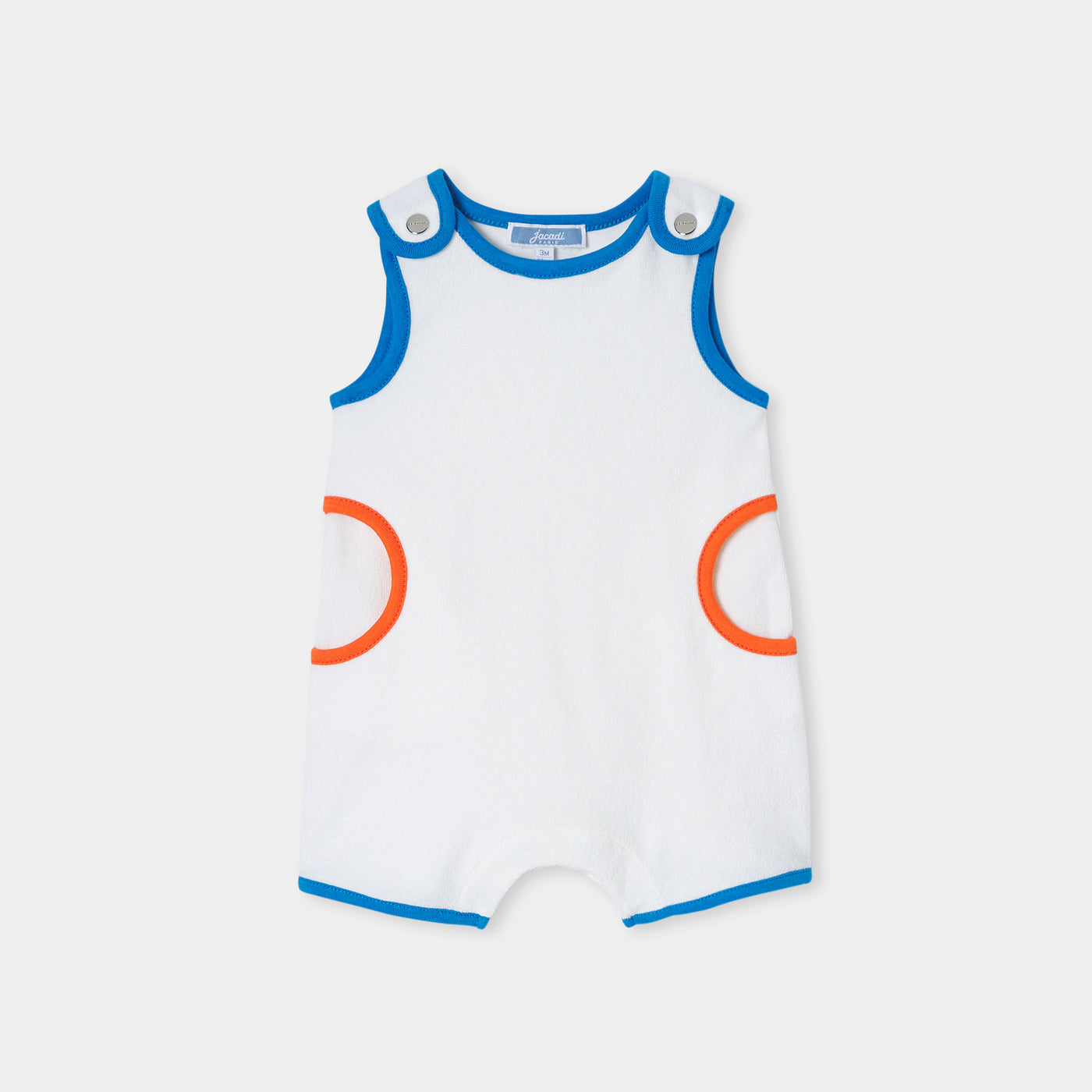 Baby boy French terry romper