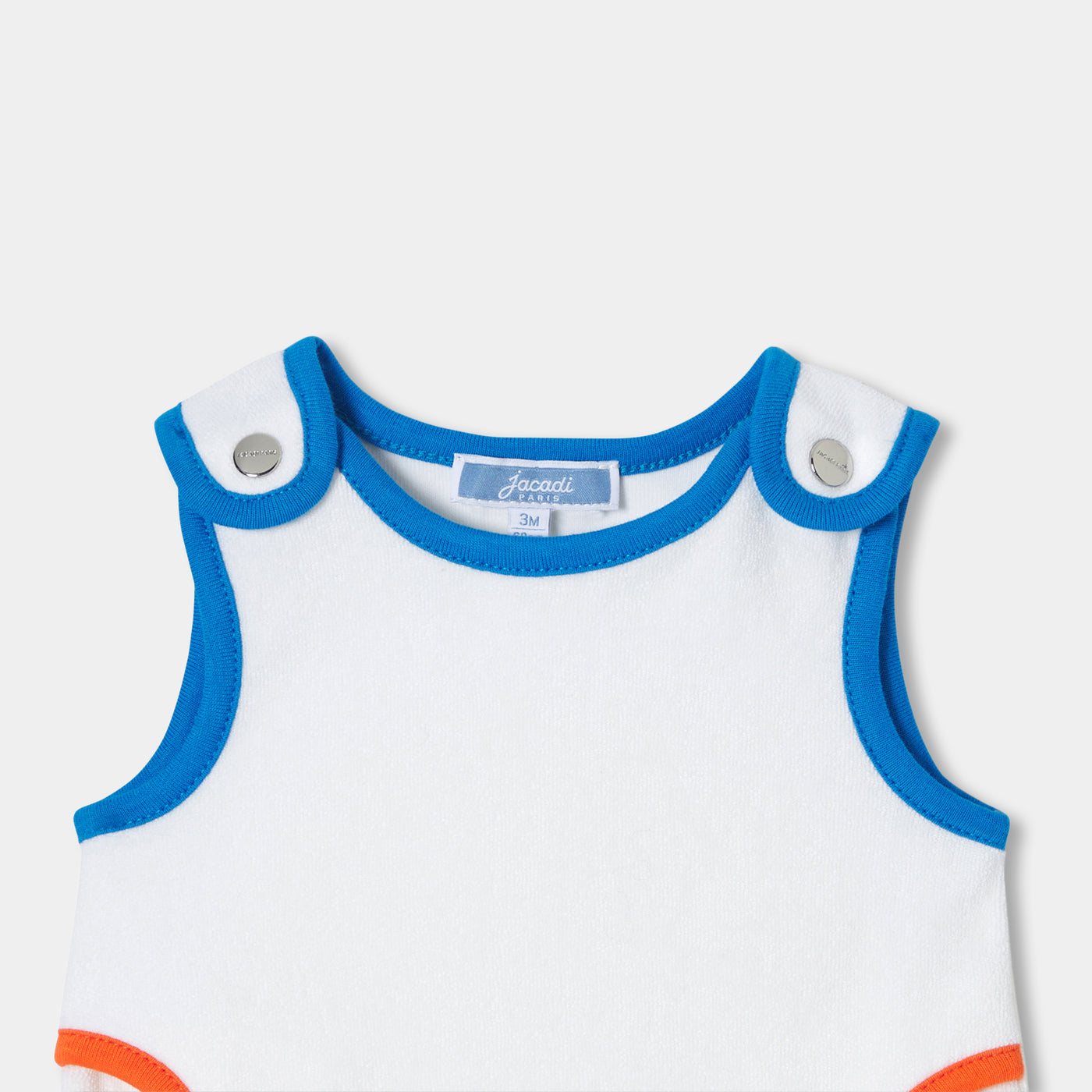 Baby boy French terry romper
