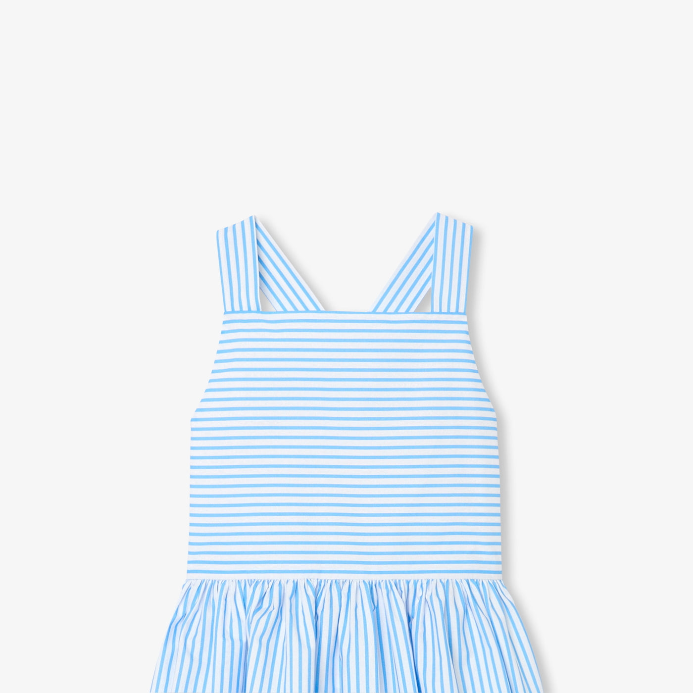 Girl cross-over back dress