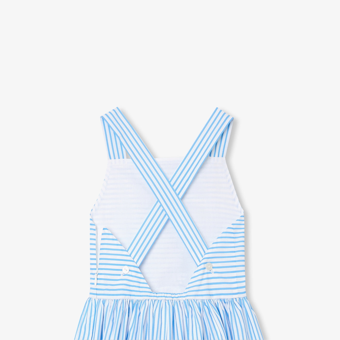 Girl cross-over back dress