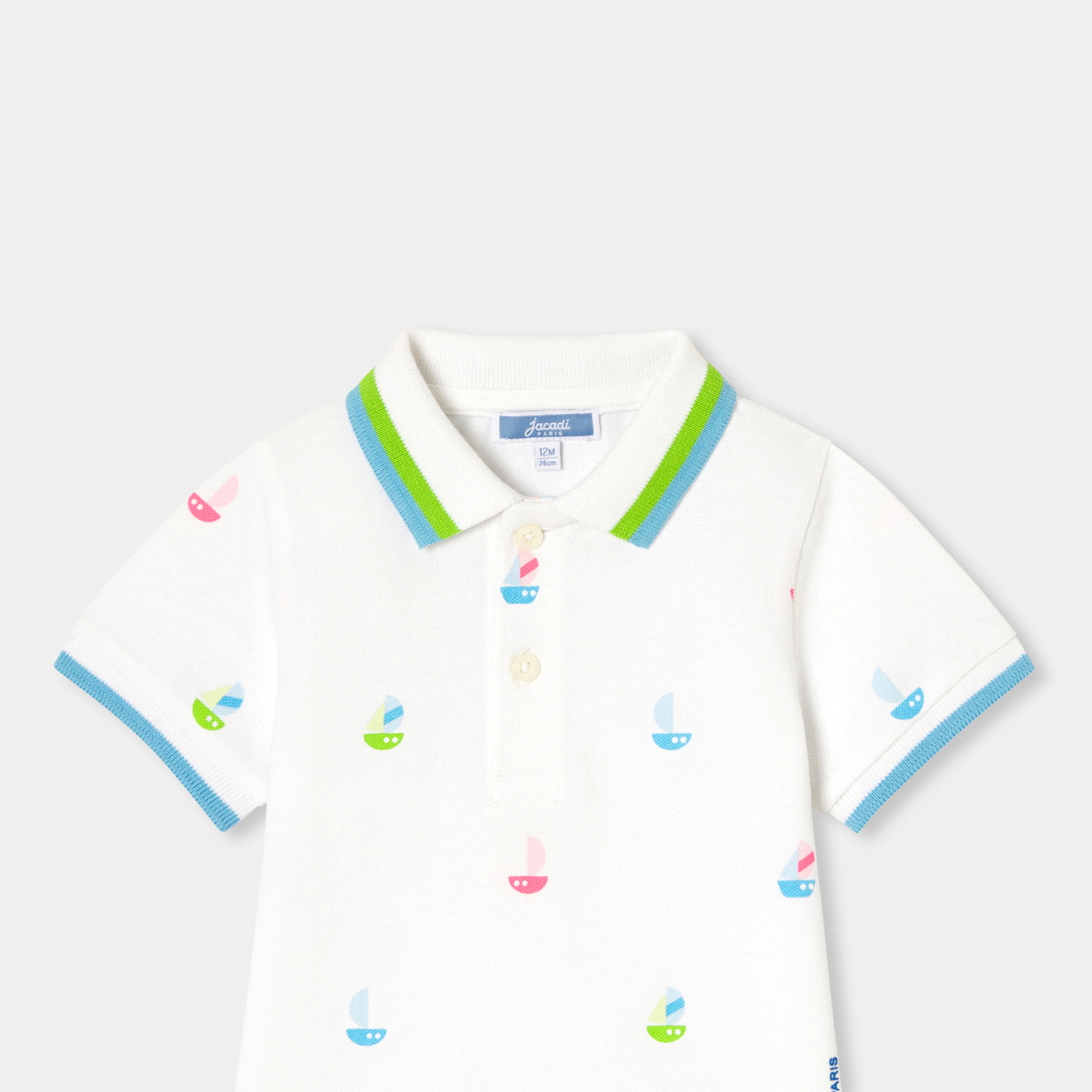 Baby boy short-sleeved polo shirt
