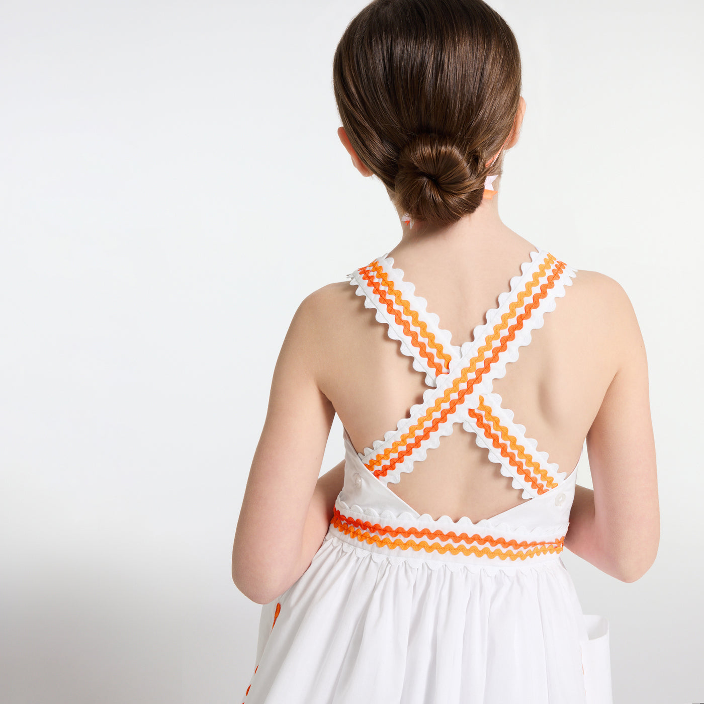 Girl dress in cotton voile