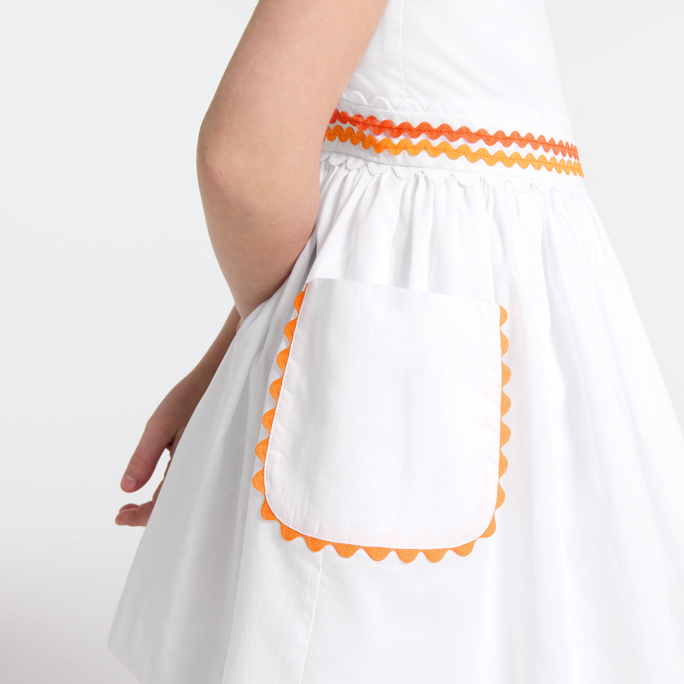 Girl dress in cotton voile