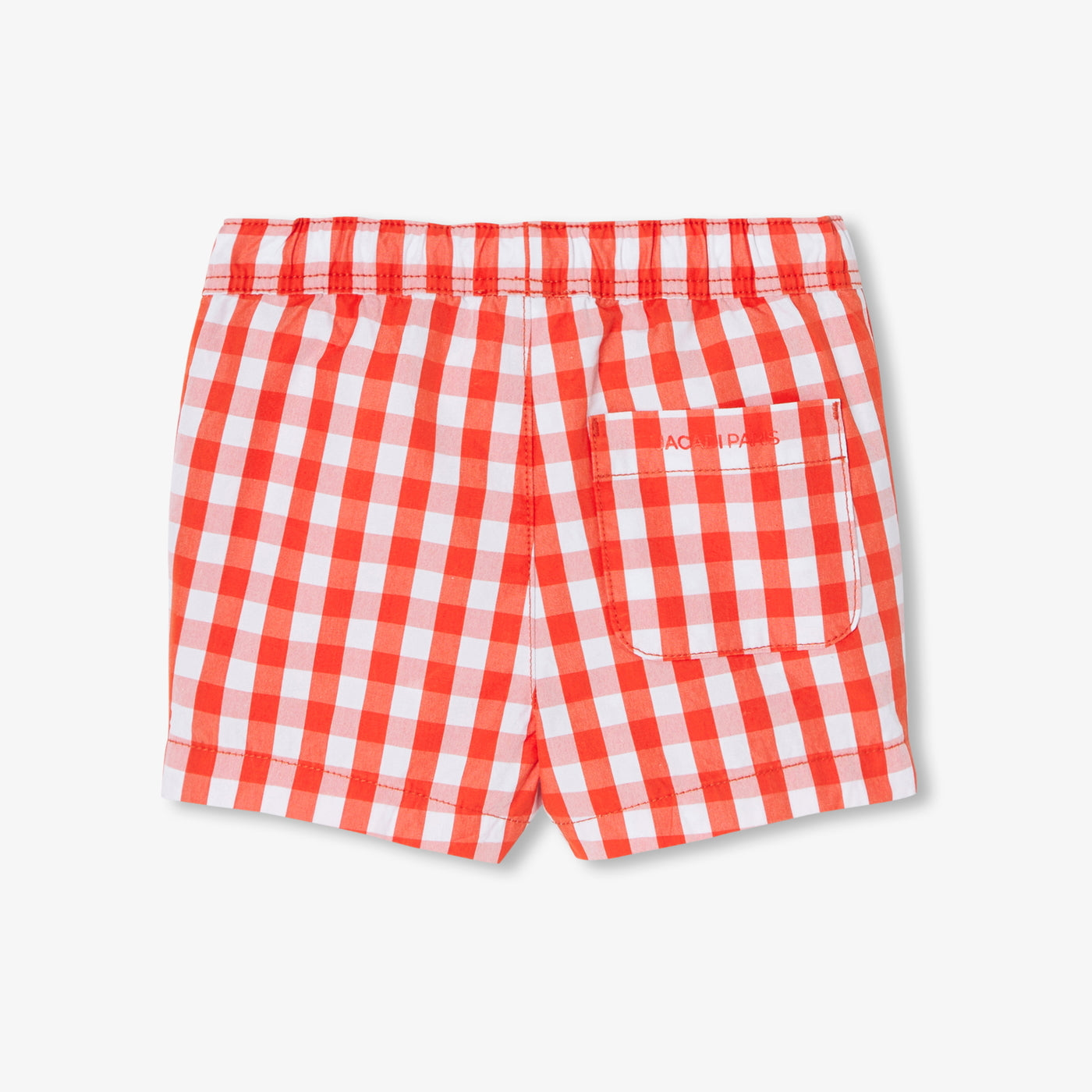 Baby boy shorts in gingham