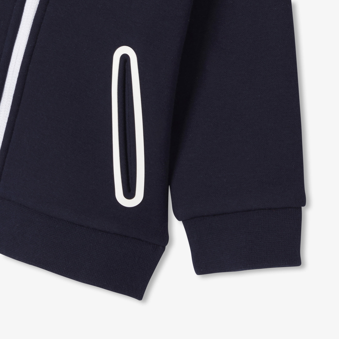 Baby boy fleece zip-up sweatshirt