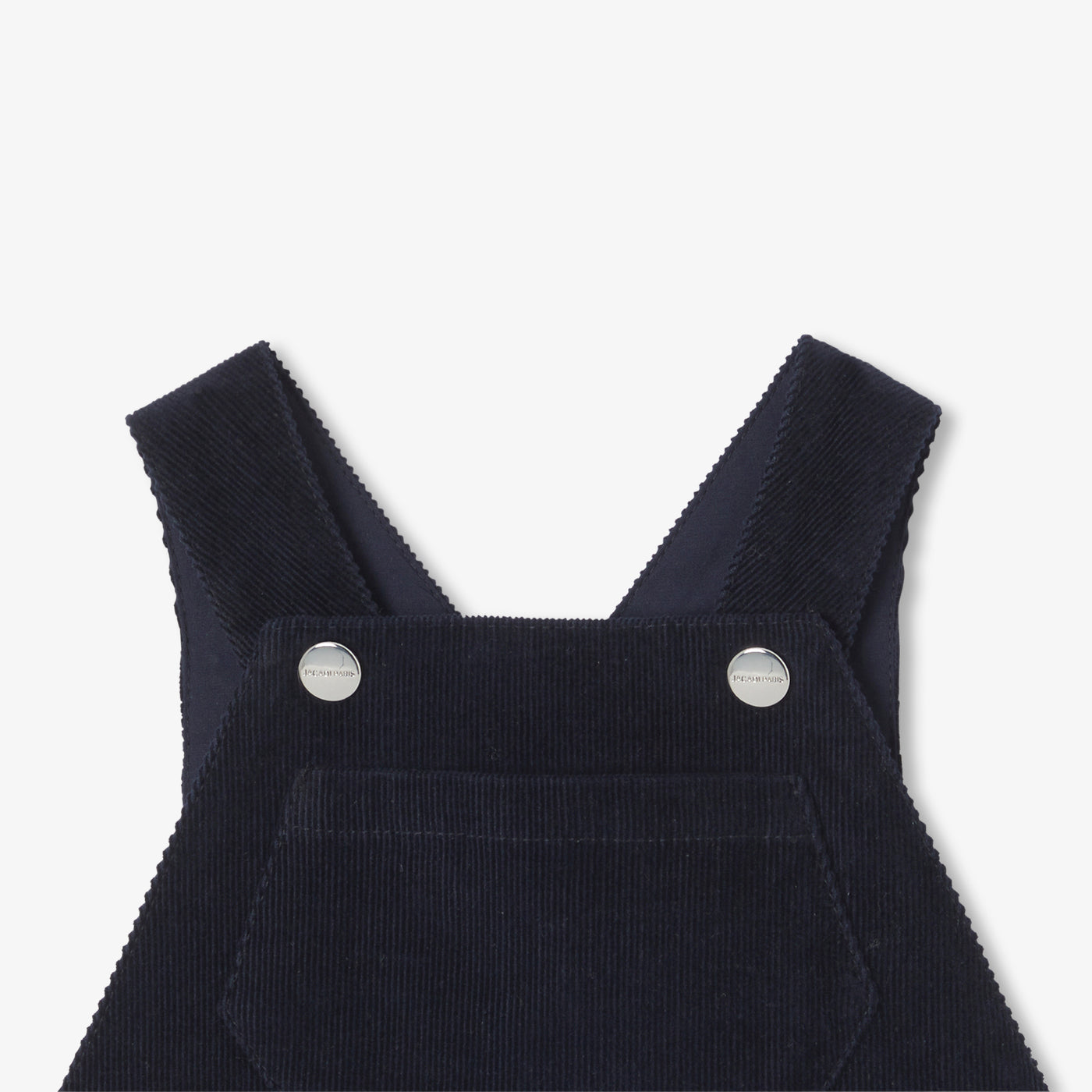 Baby boy velvet overalls