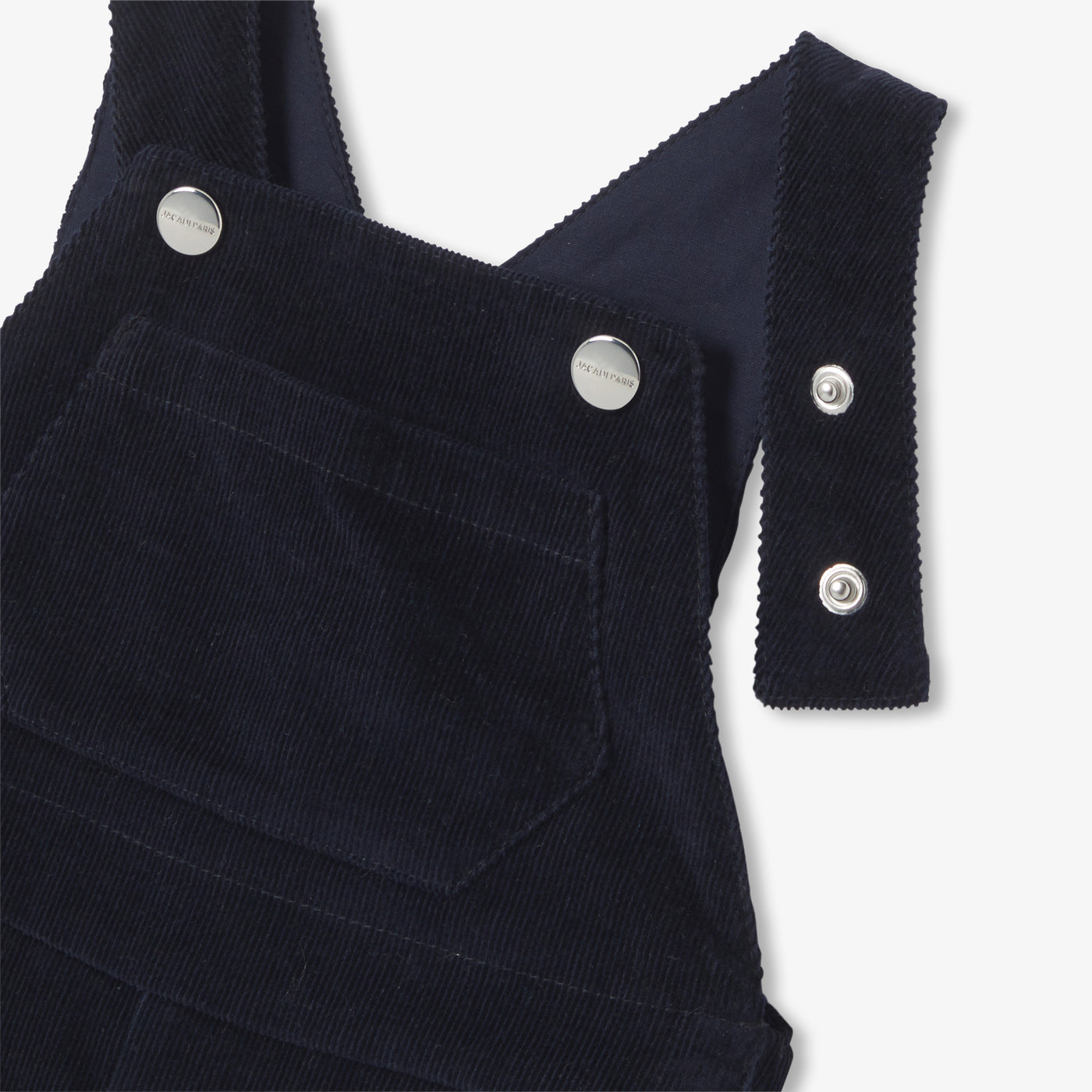 Baby boy velvet overalls