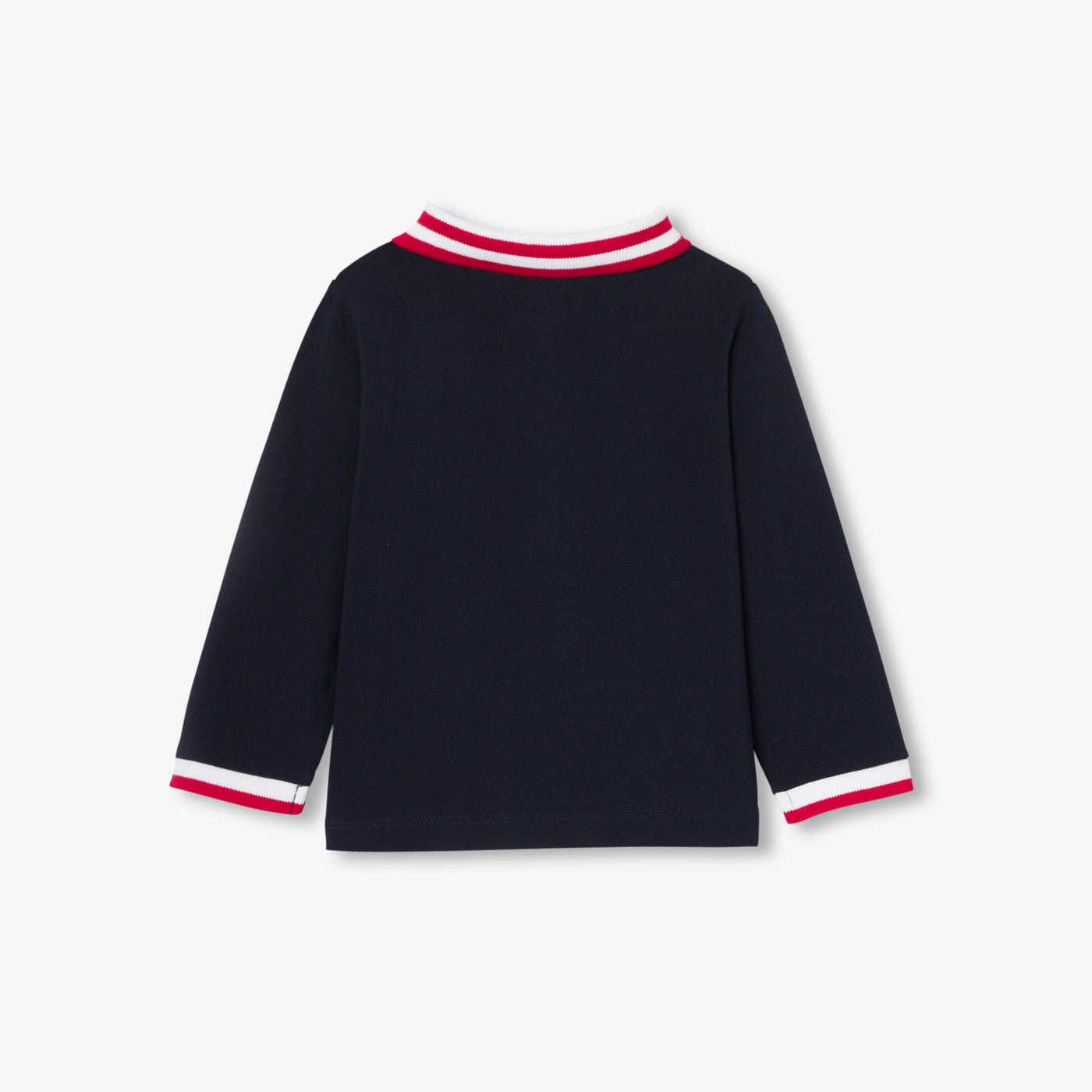Baby boy long-sleeved polo shirt