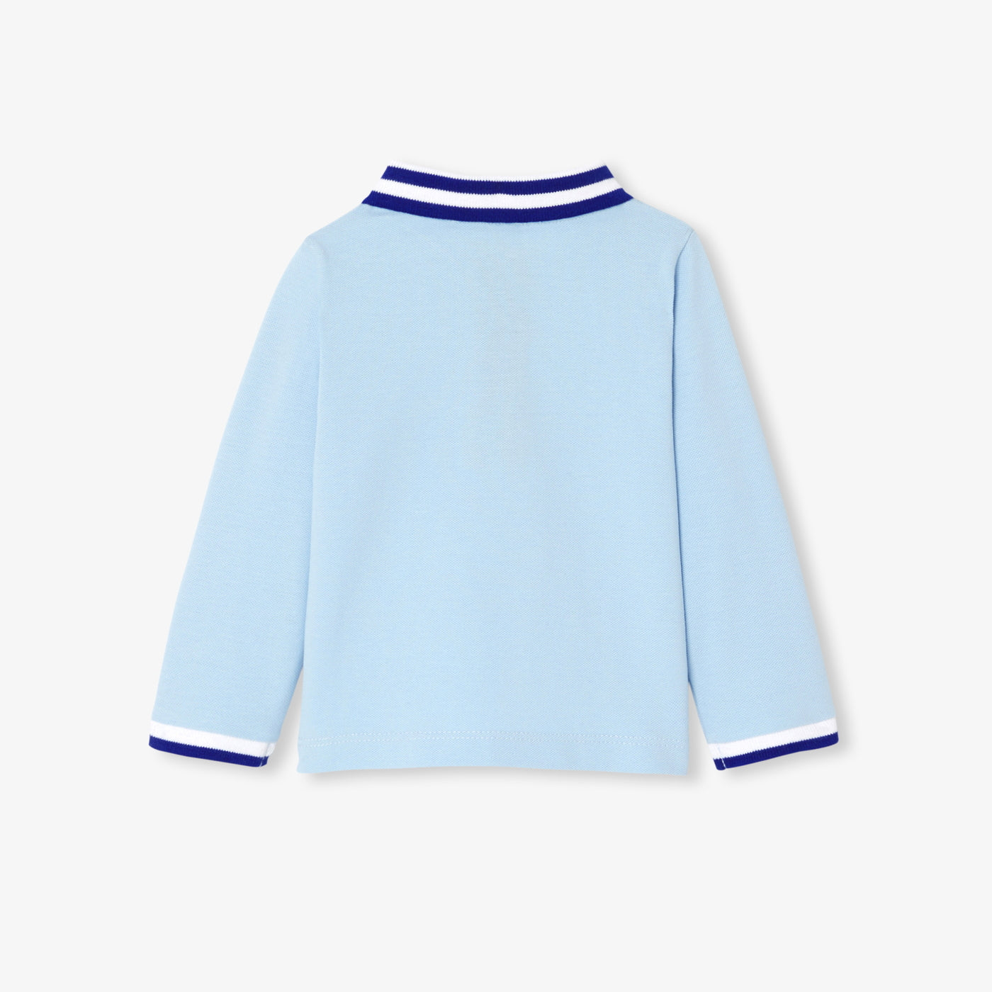 Baby boy long-sleeved polo shirt