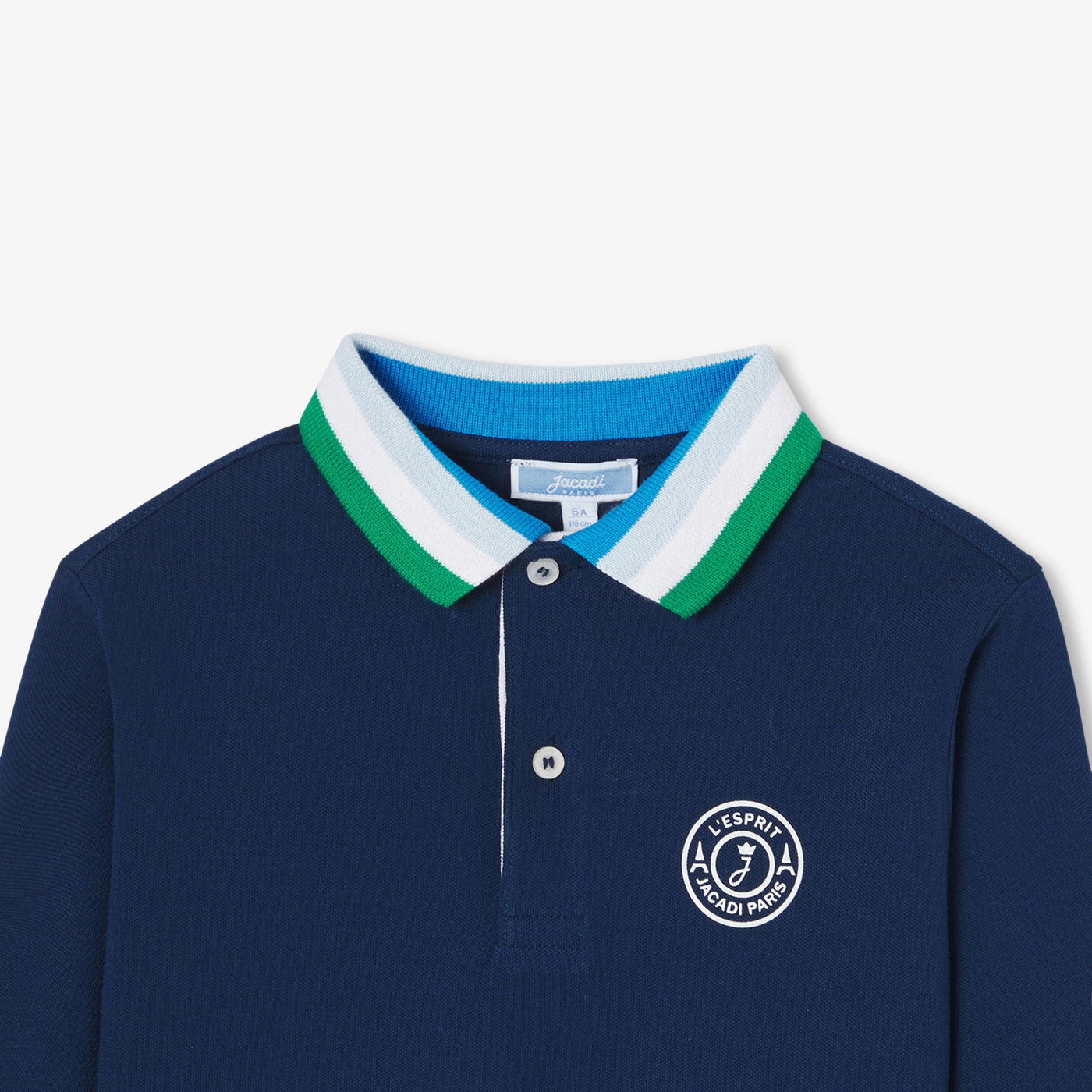 Boy polo shirt in cotton piqué