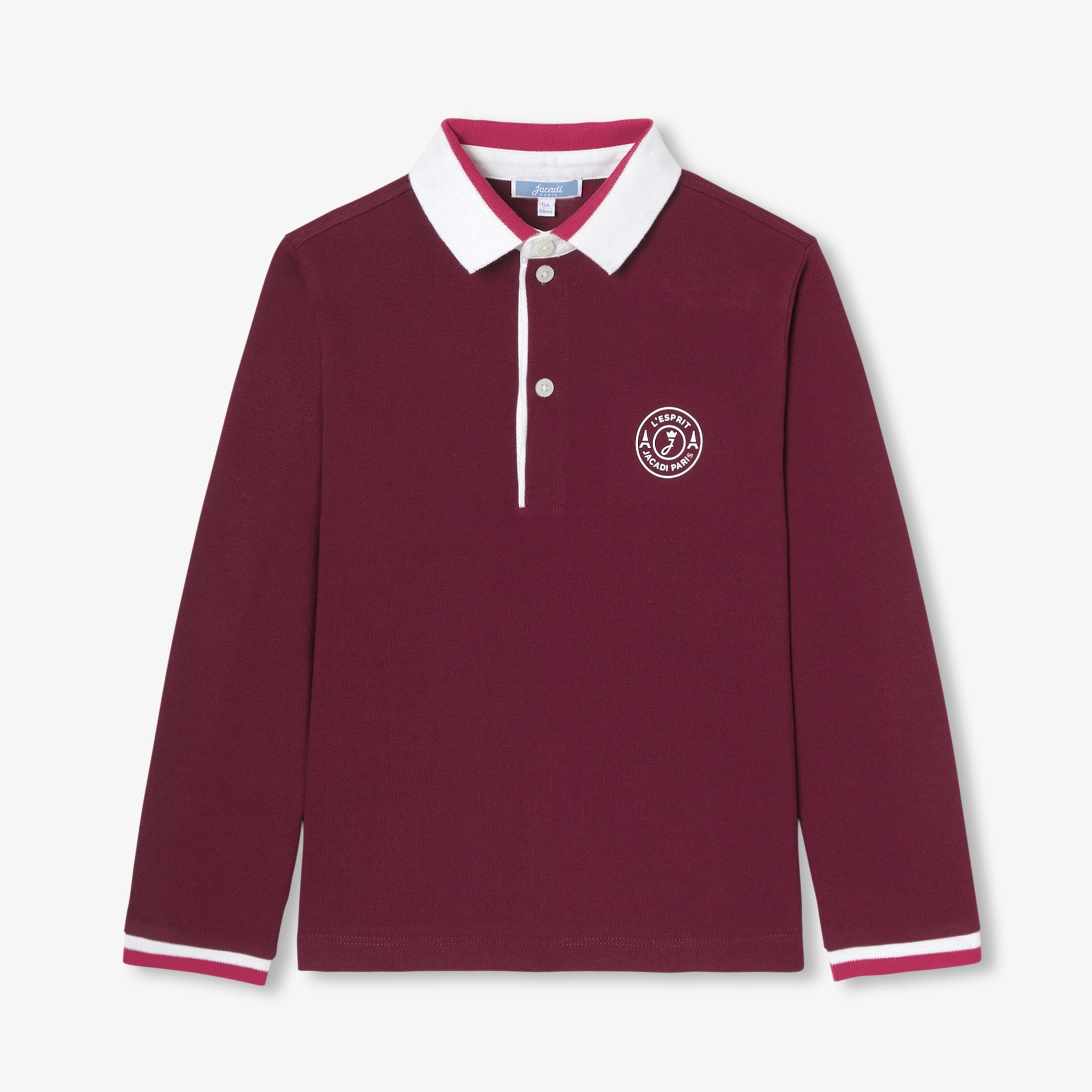 Boy polo shirt in cotton piqué