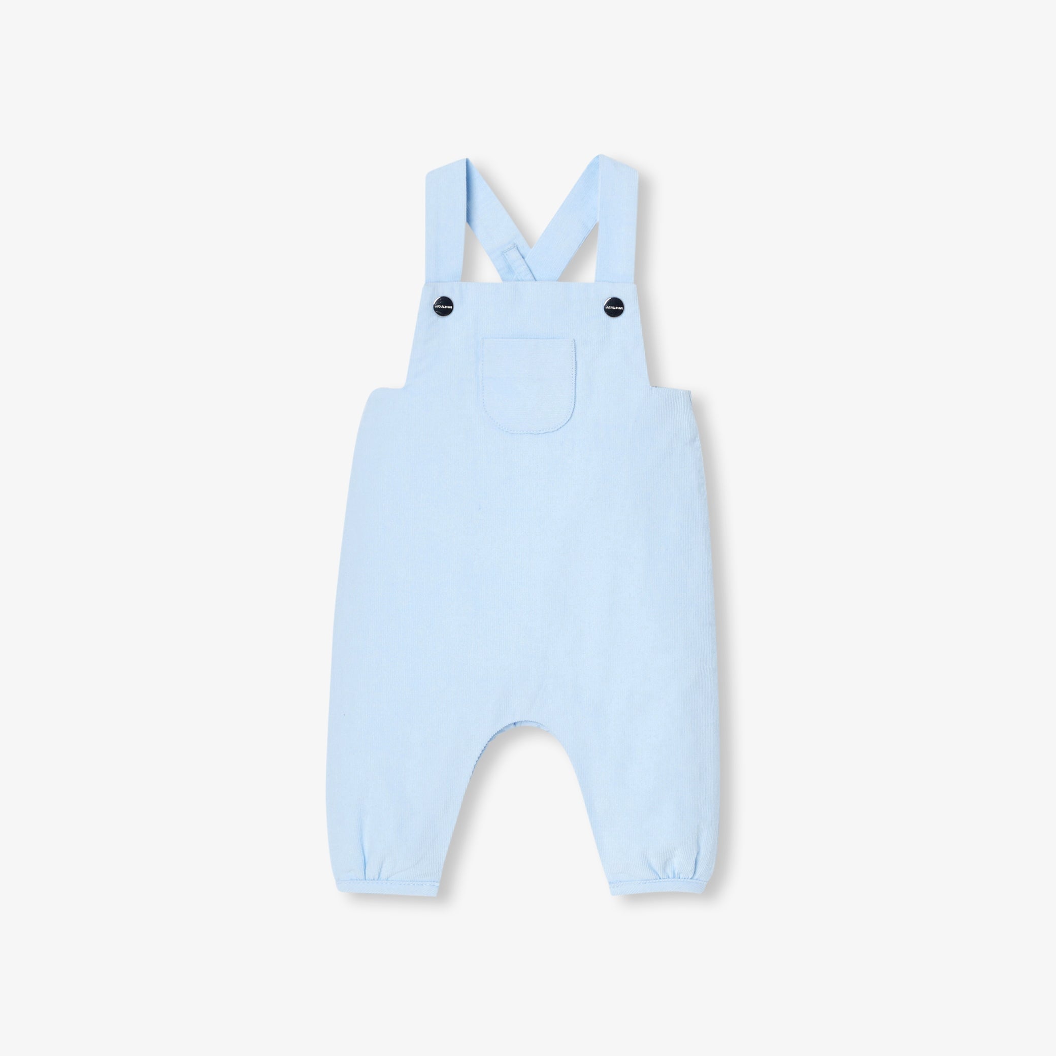 Baby boy velvet overalls