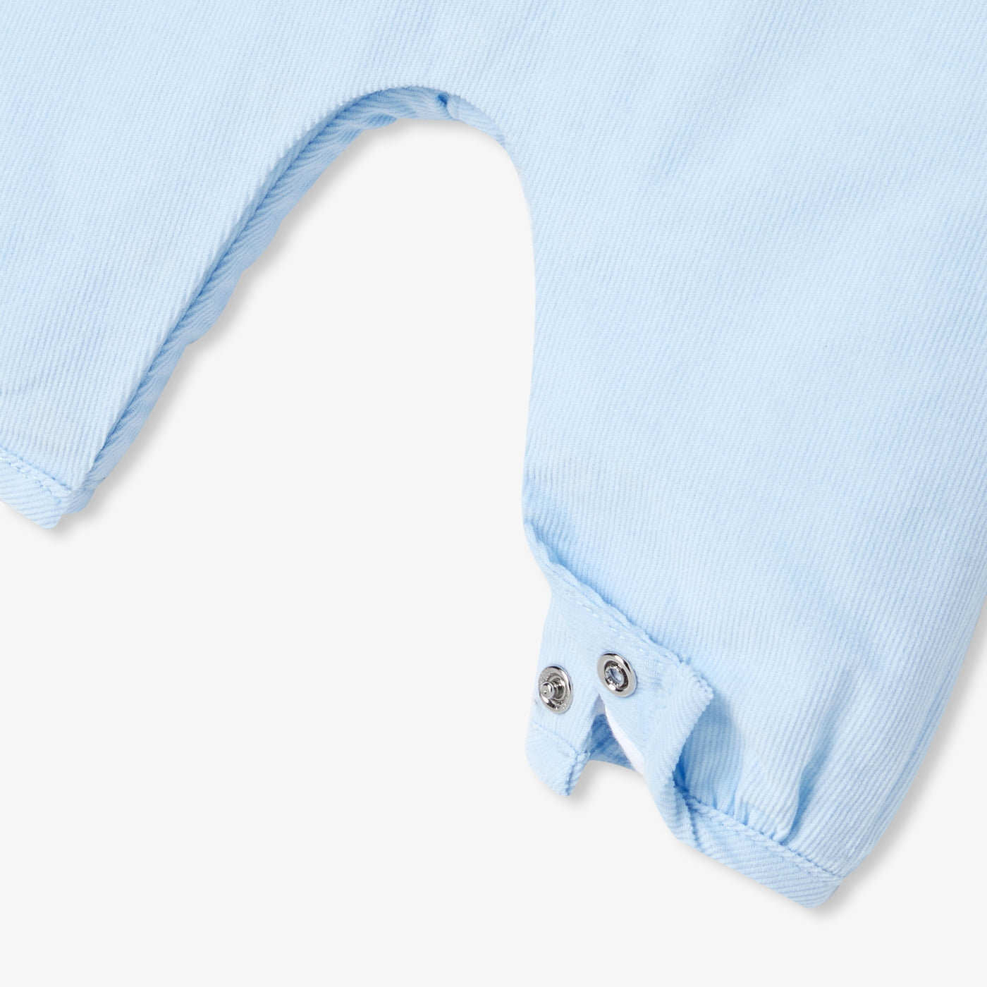 Baby boy velvet overalls