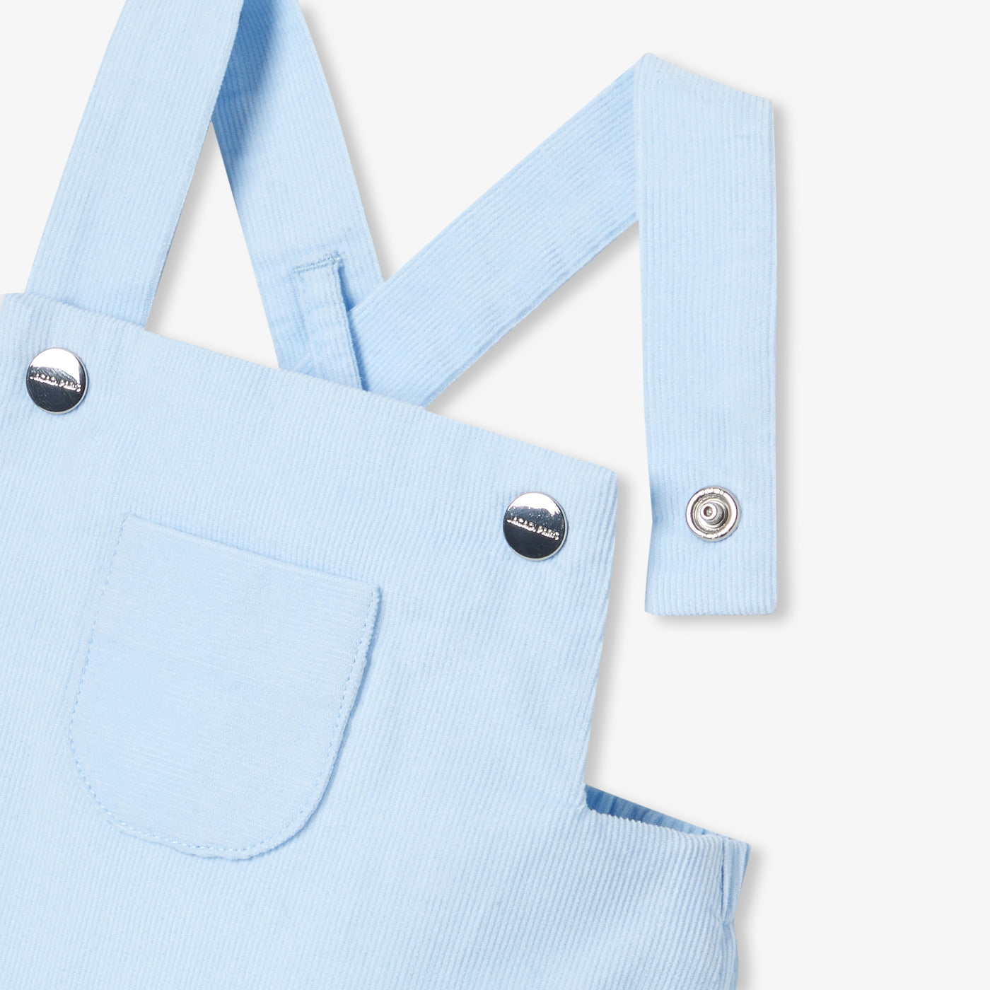 Baby boy velvet overalls