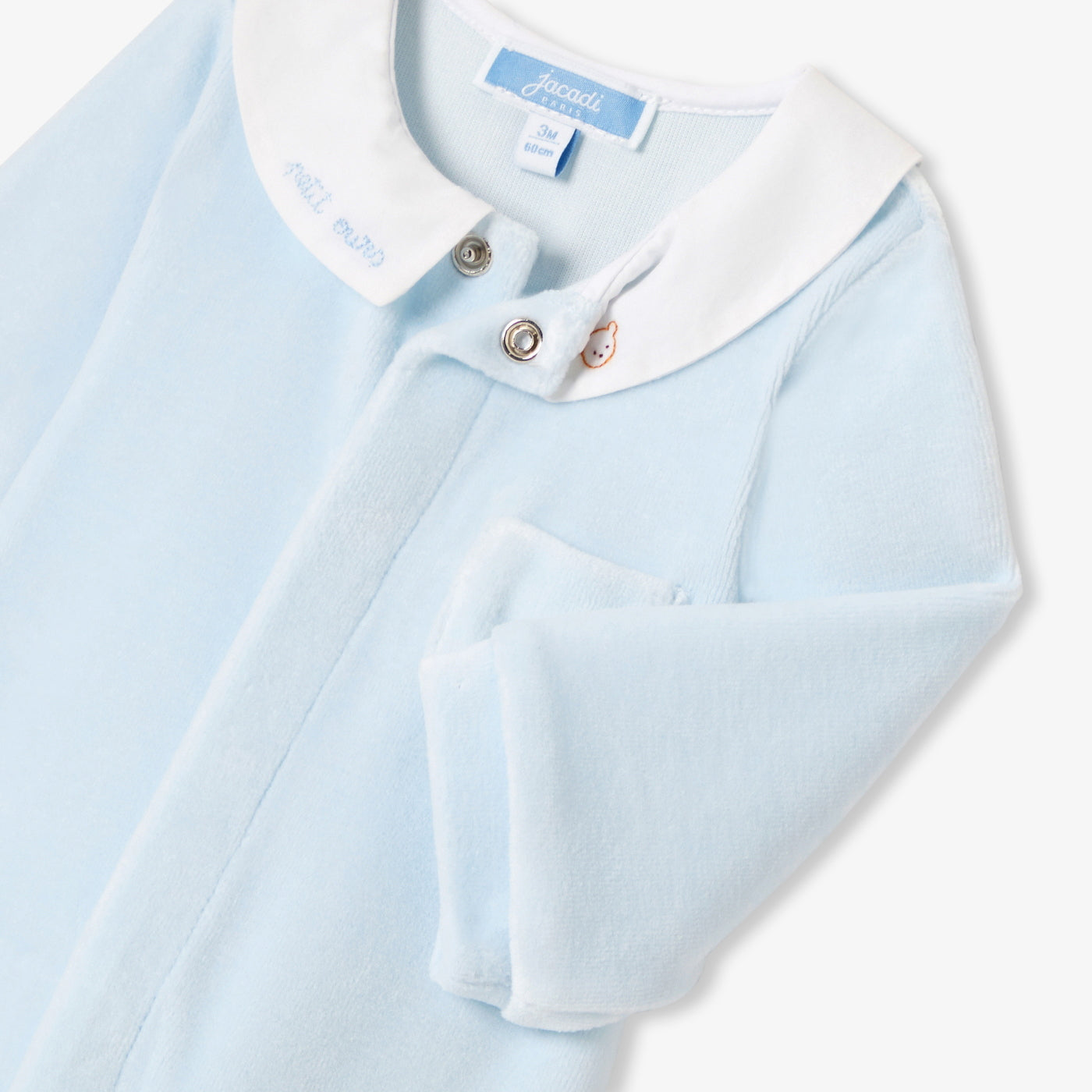 Baby boy velvet pyjamas