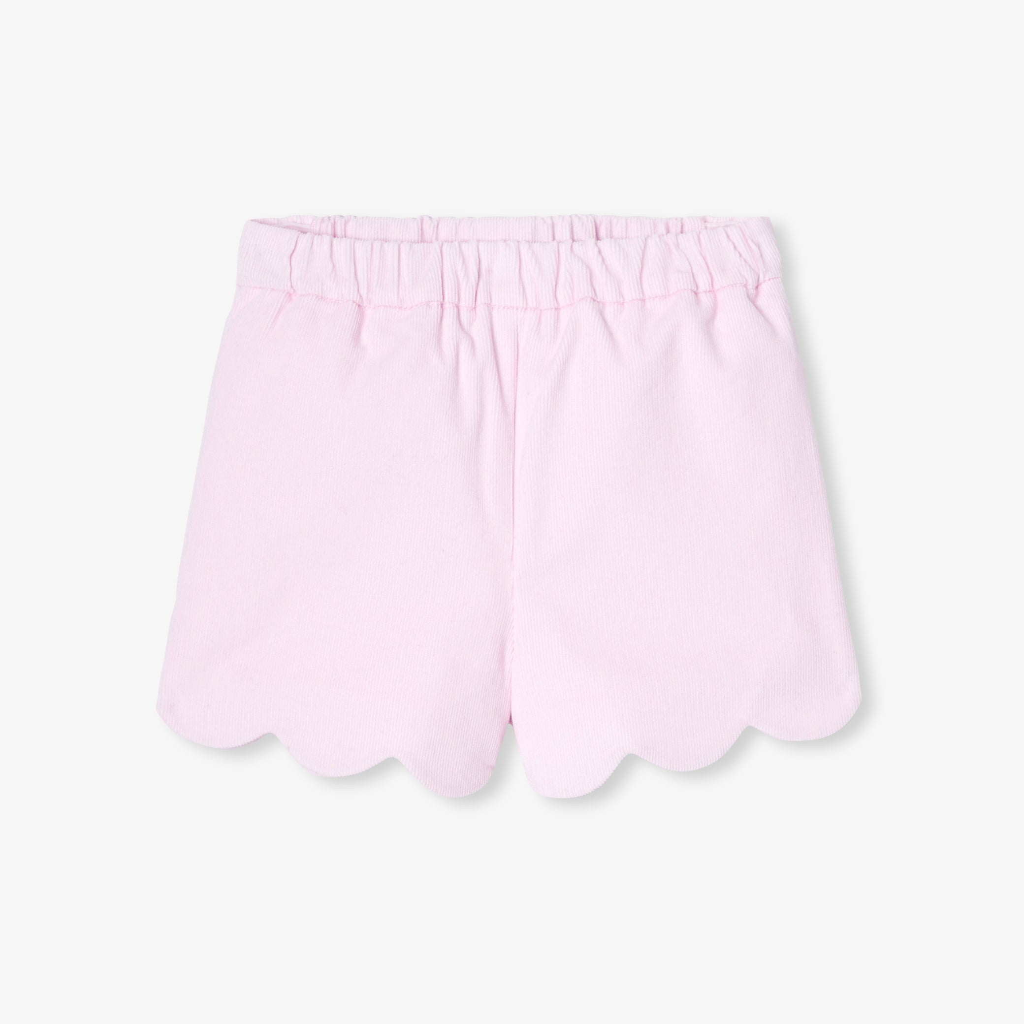 Baby girl velvet babycord shorts