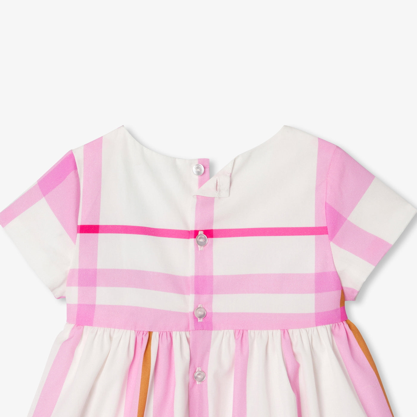 Baby girl checked dress