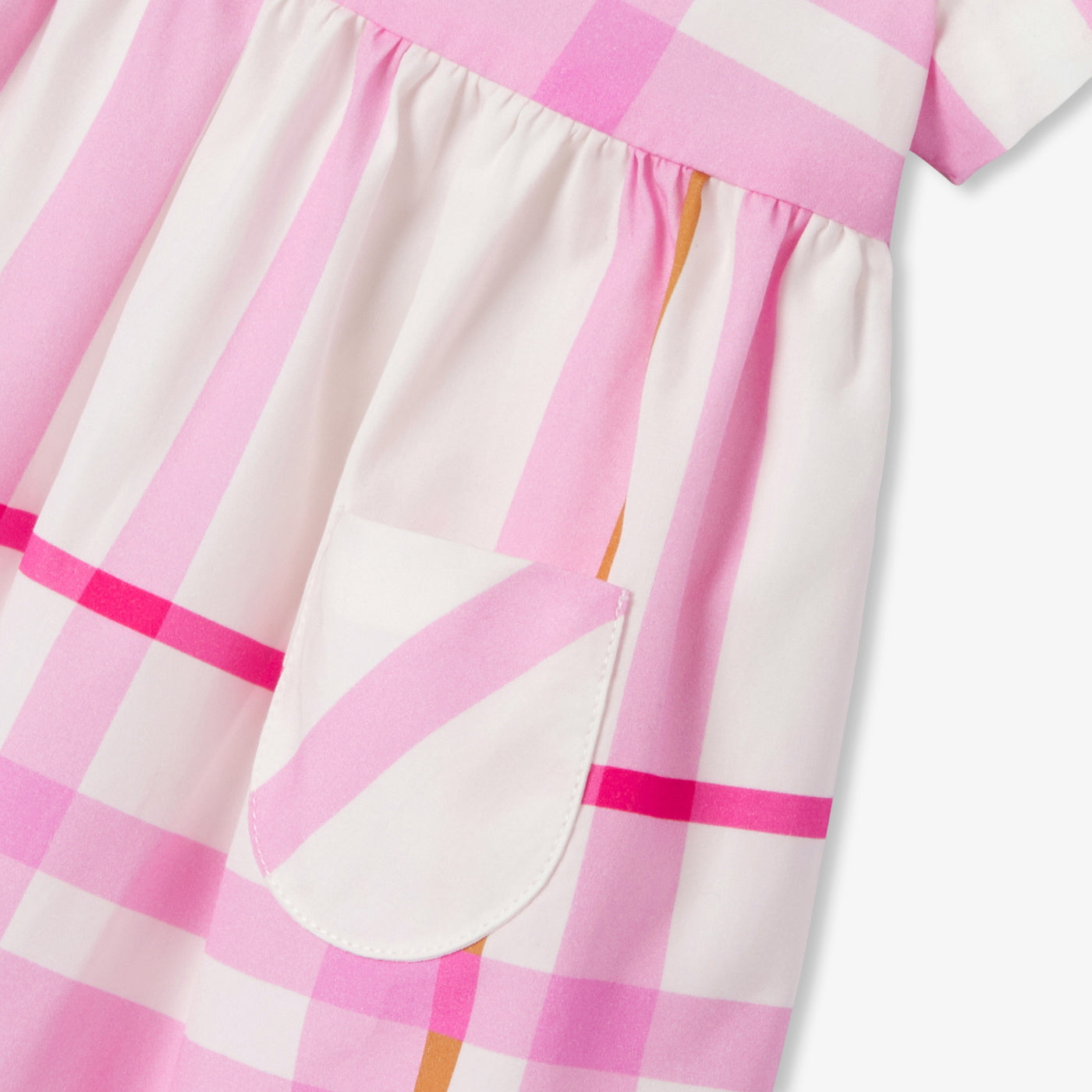 Baby girl checked dress