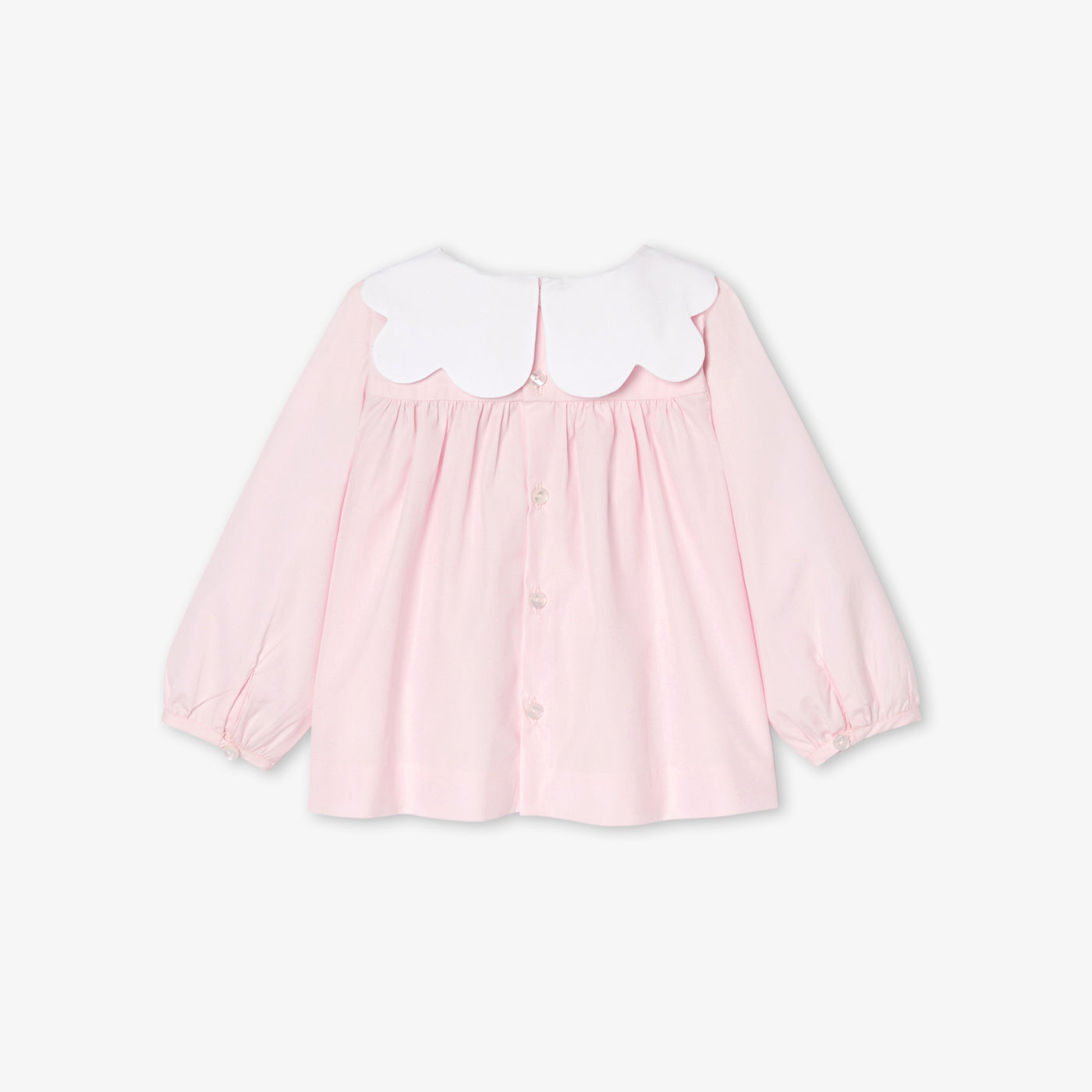 Baby girl blouse in poplin