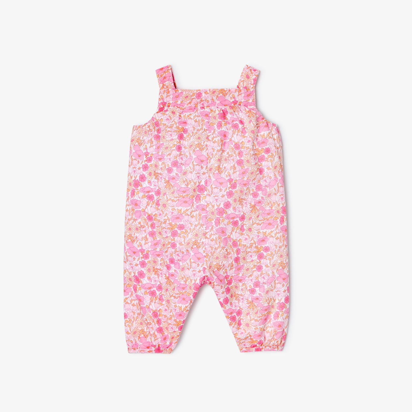 Baby girl overalls in Liberty fabric