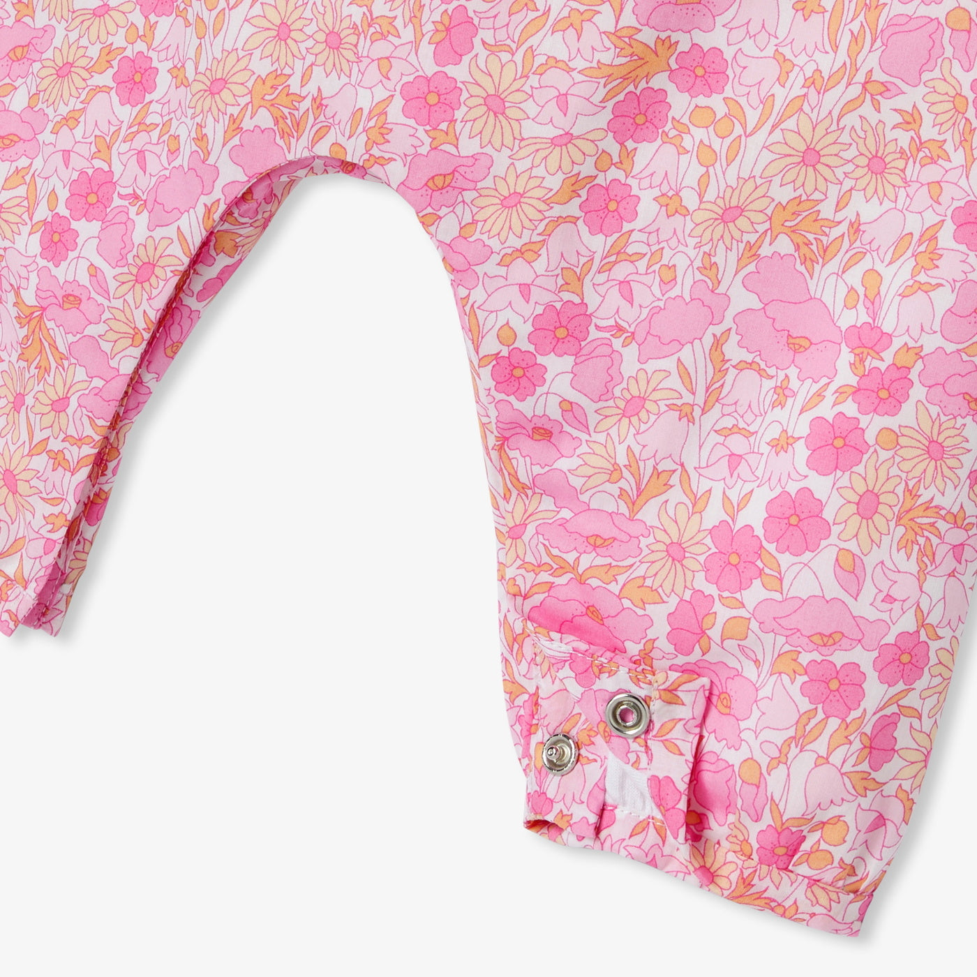 Baby girl overalls in Liberty fabric