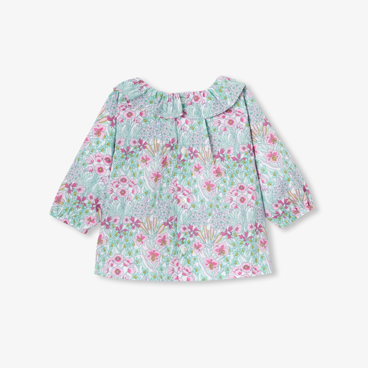 Baby girl blouse in Liberty fabric