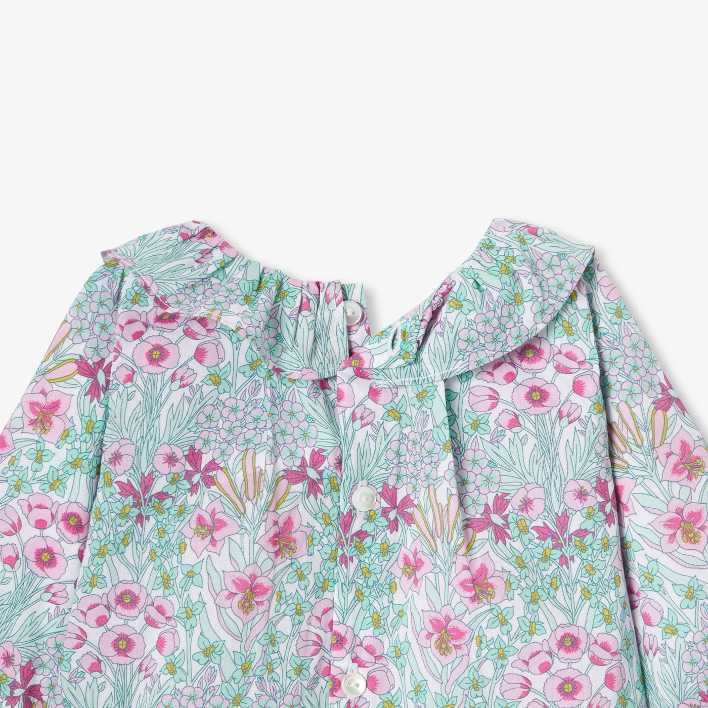 Baby girl blouse in Liberty fabric
