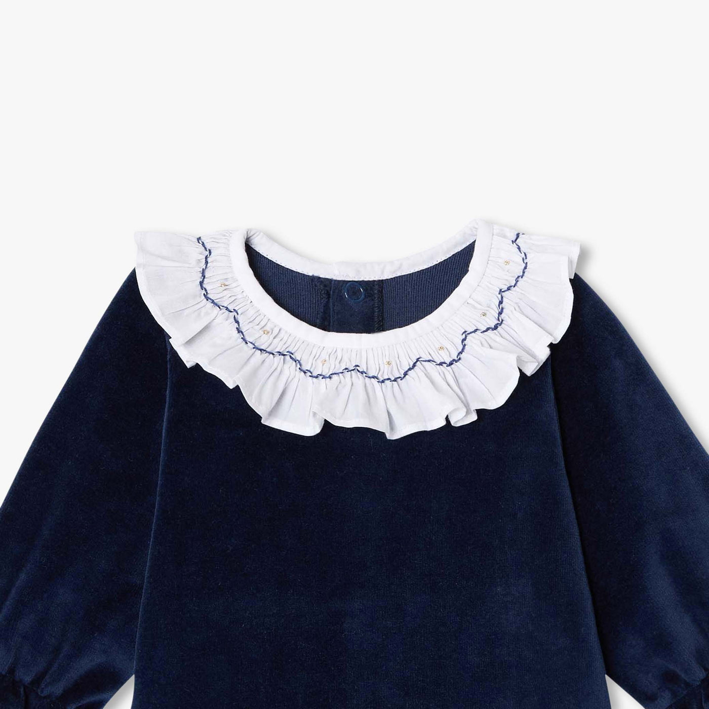 Baby girl velvet pyjamas