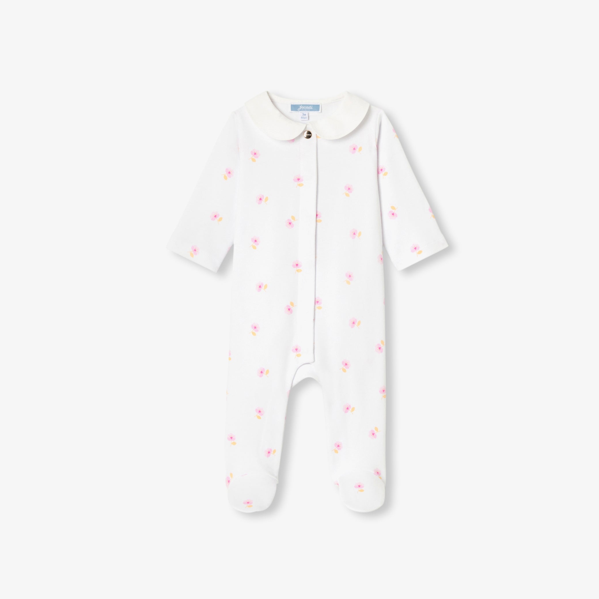 Baby girl pyjamas in cotton interlock