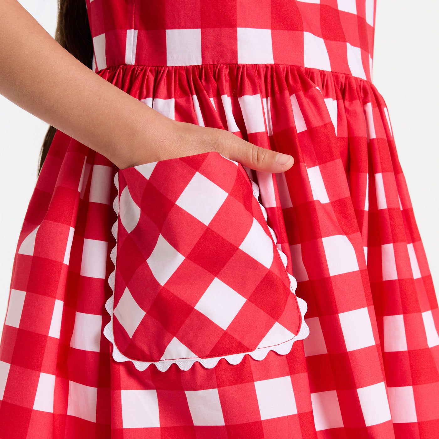 Girl gingham dress