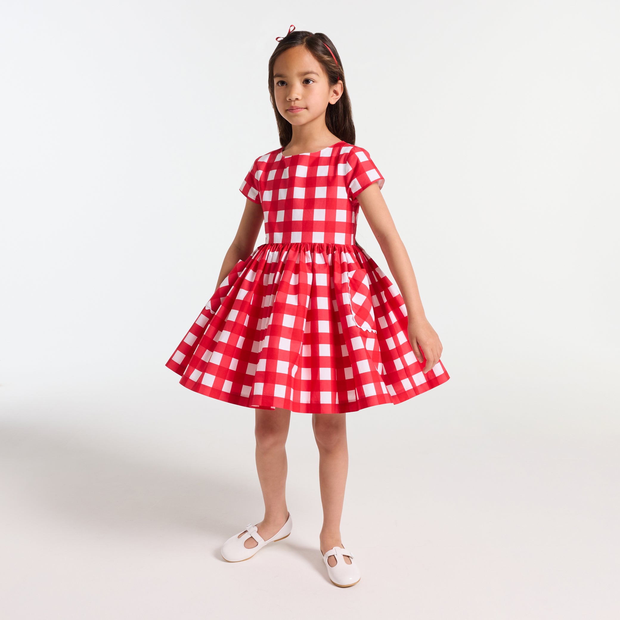 Girl gingham dress