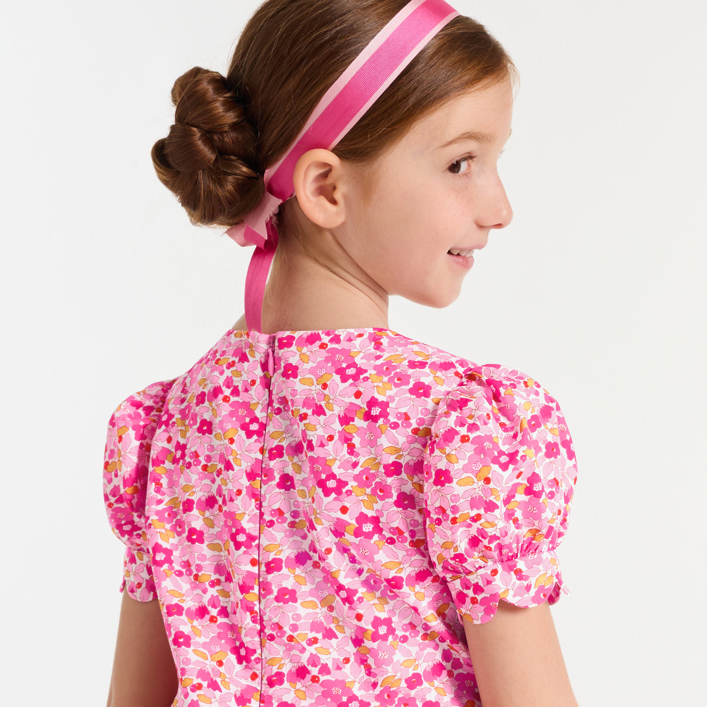 Girl dress in Liberty fabric