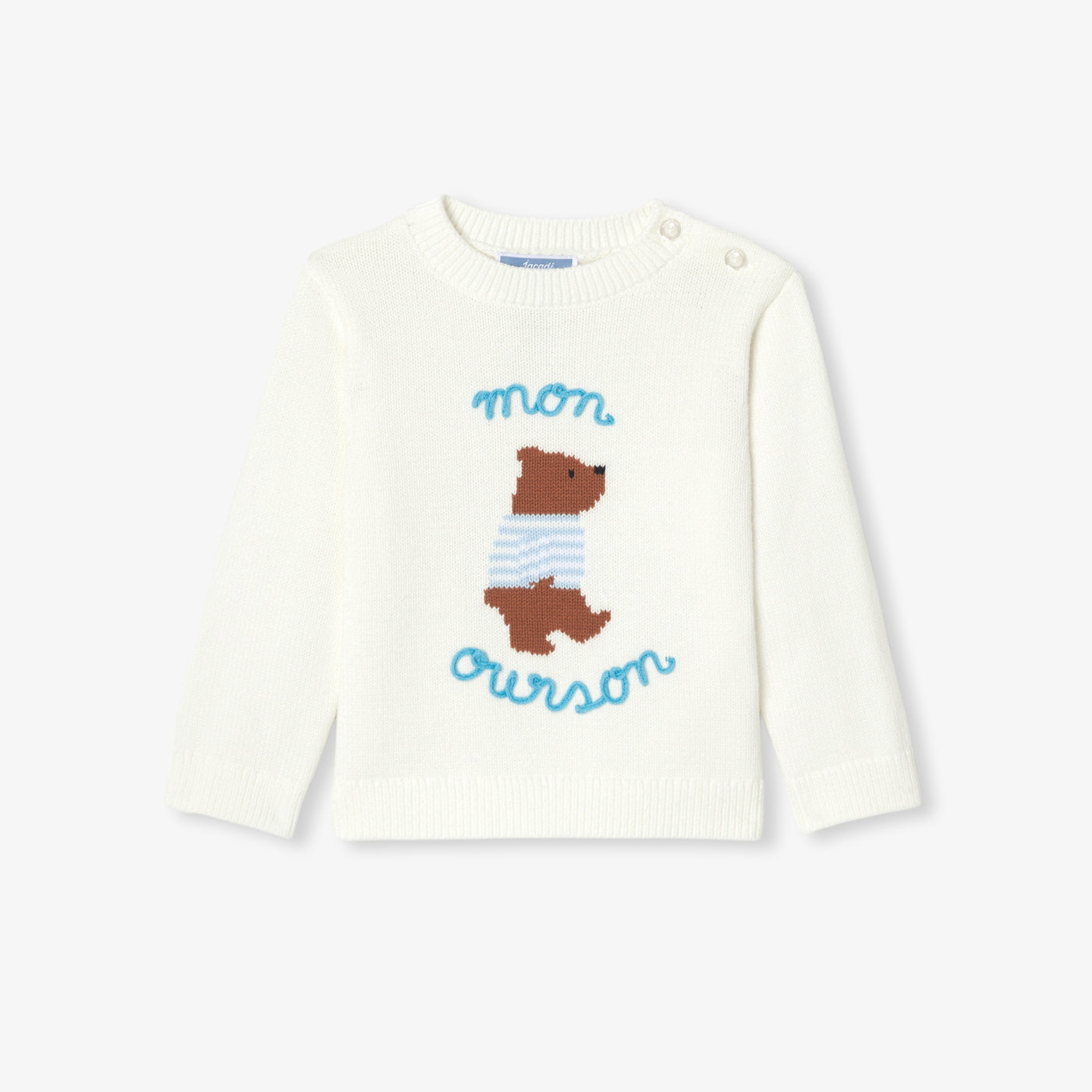 Baby boy cotton jumper