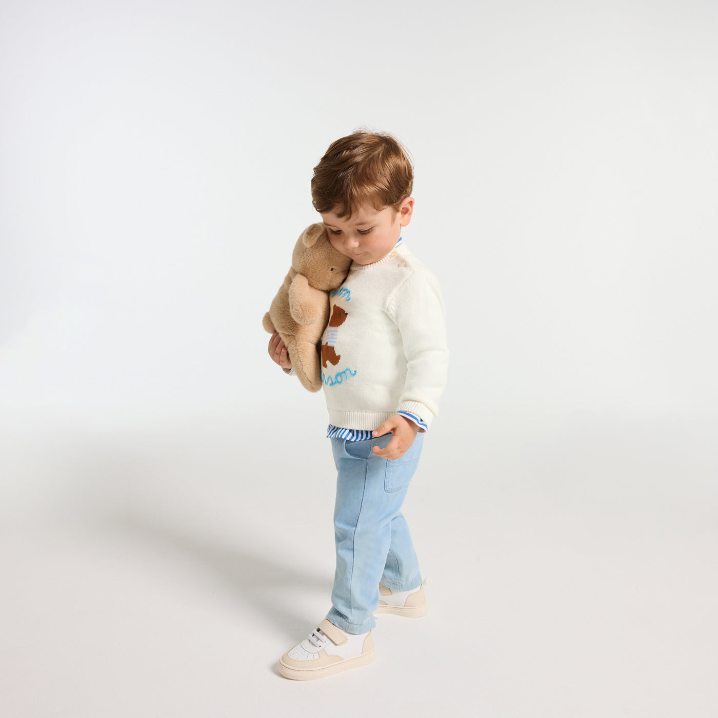 Baby boy cotton jumper