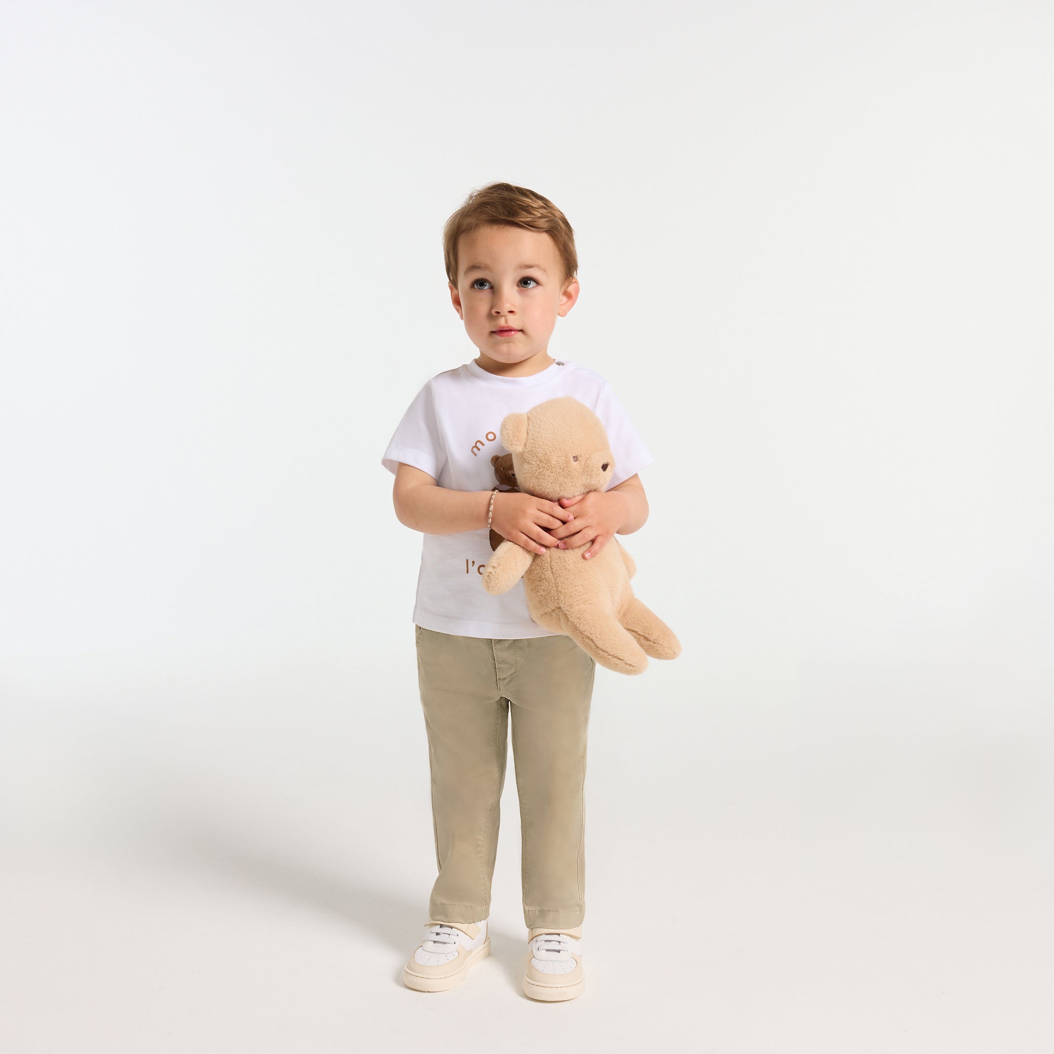 Baby boy trousers in twill