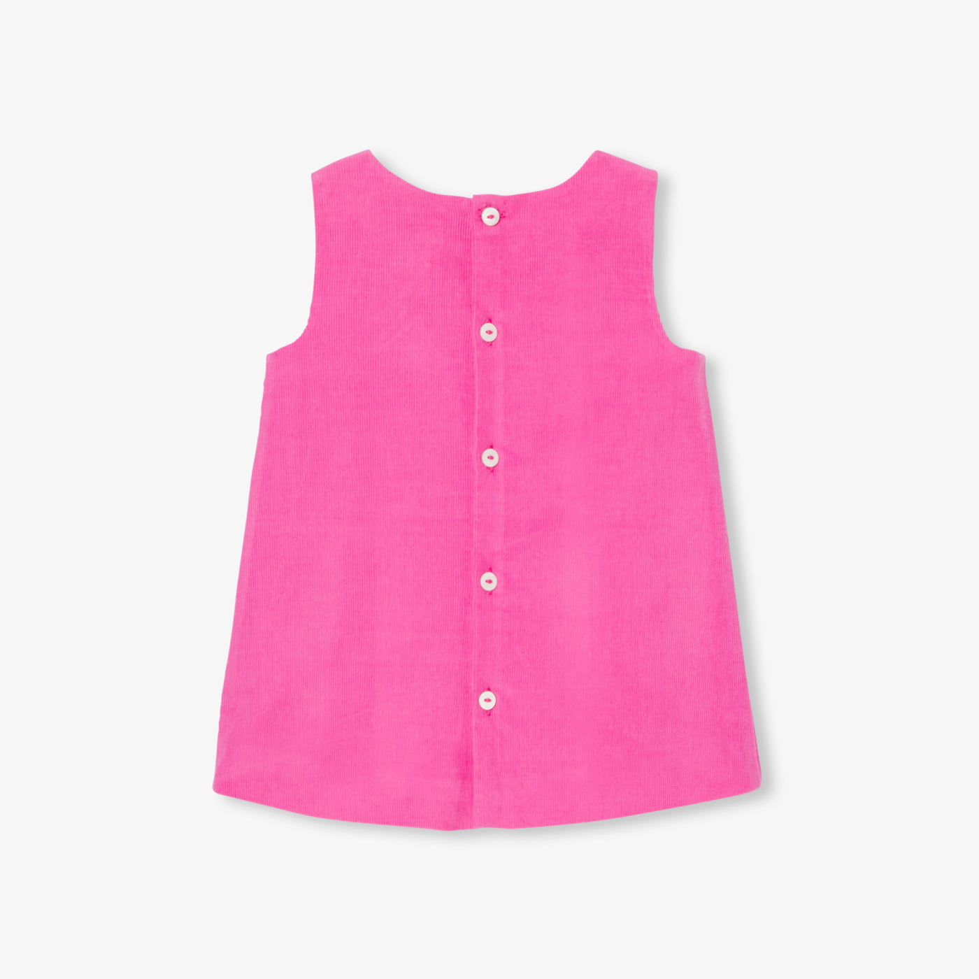 Baby girl velvet pinafore dress