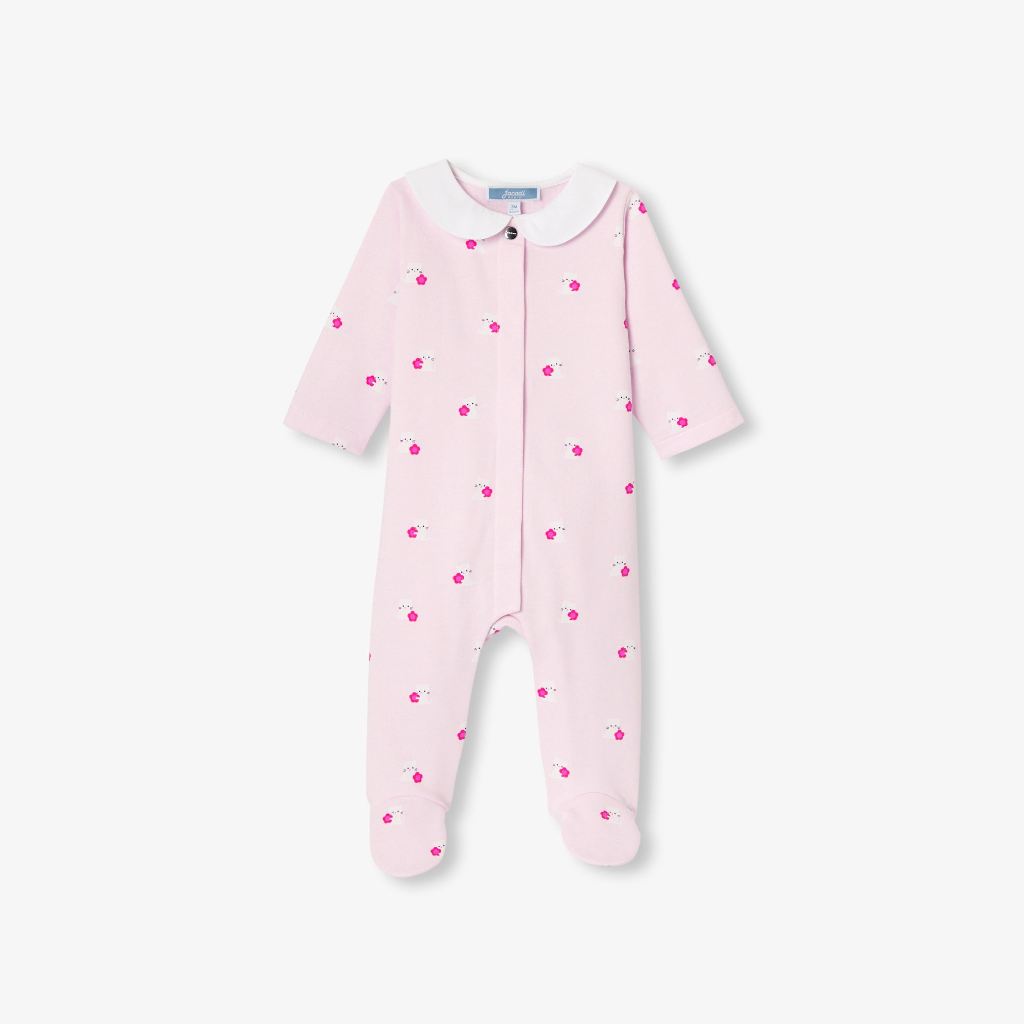 Baby girl fleece pyjamas