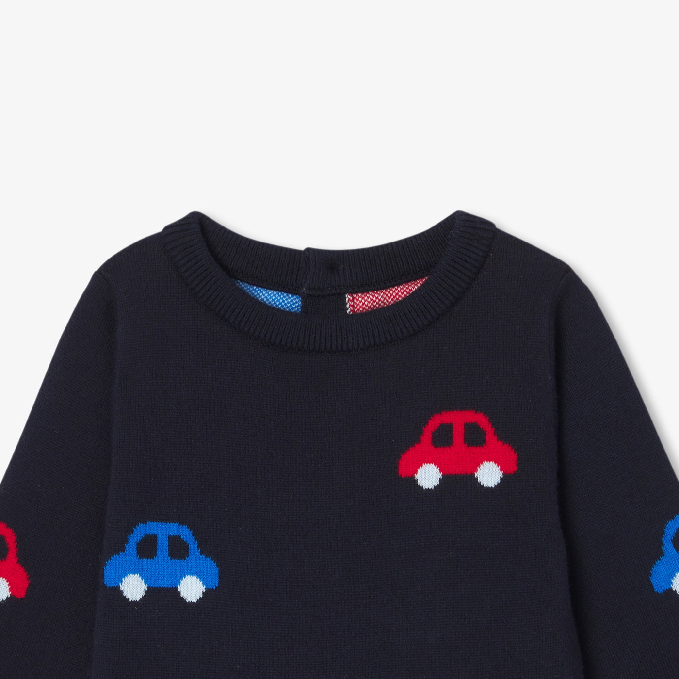 Baby boy knit jumpsuit