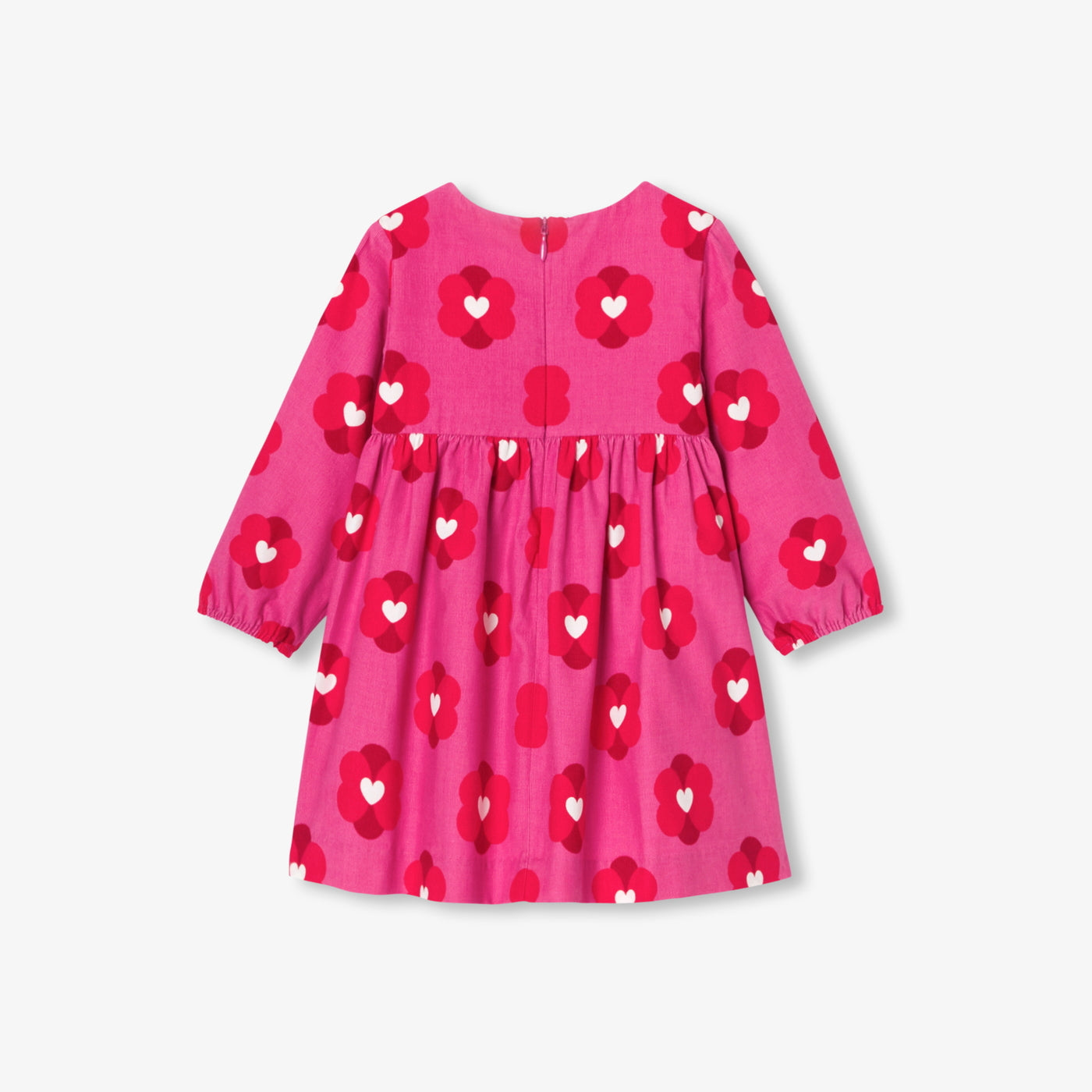 Baby girl dress in velvet milleraies