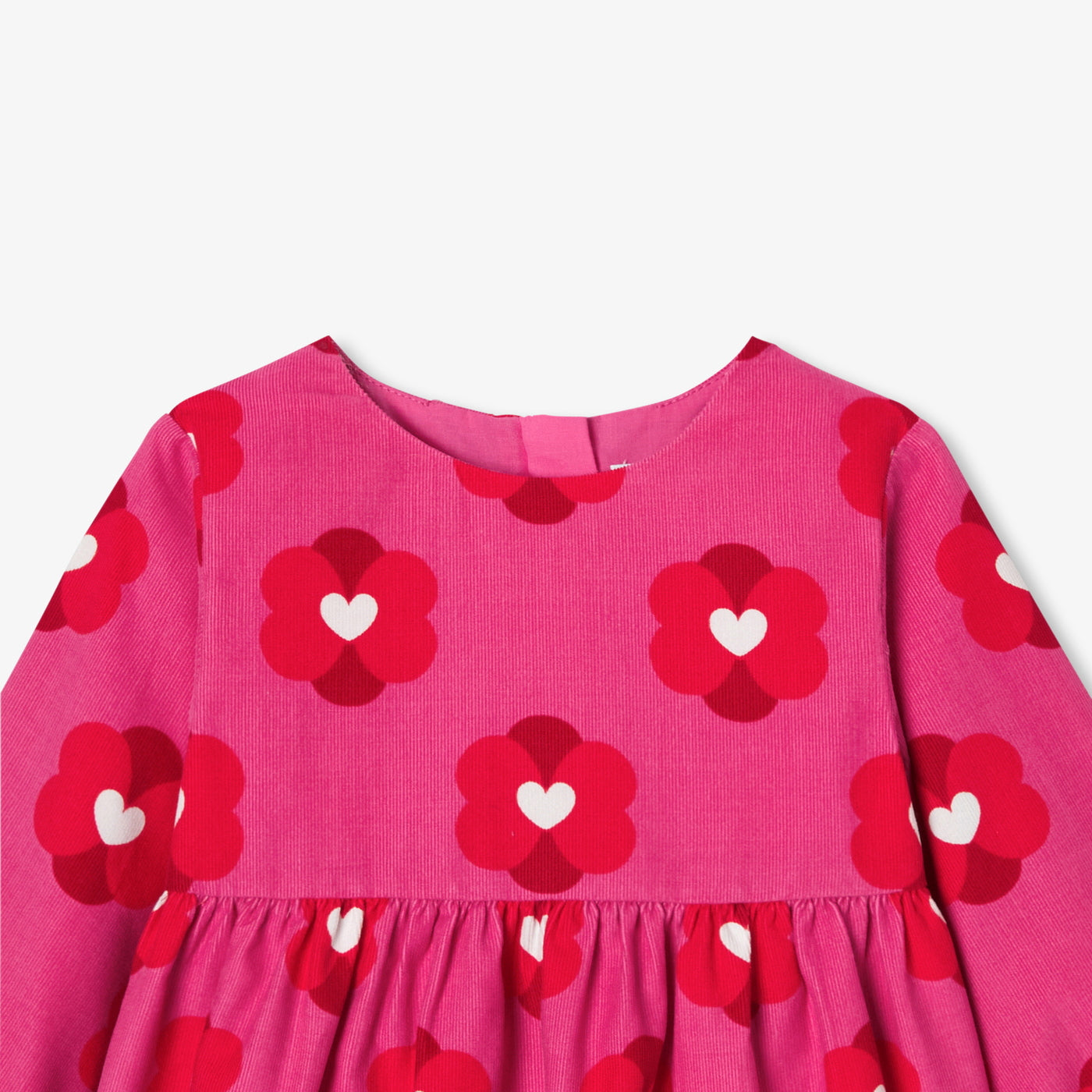 Baby girl dress in velvet milleraies
