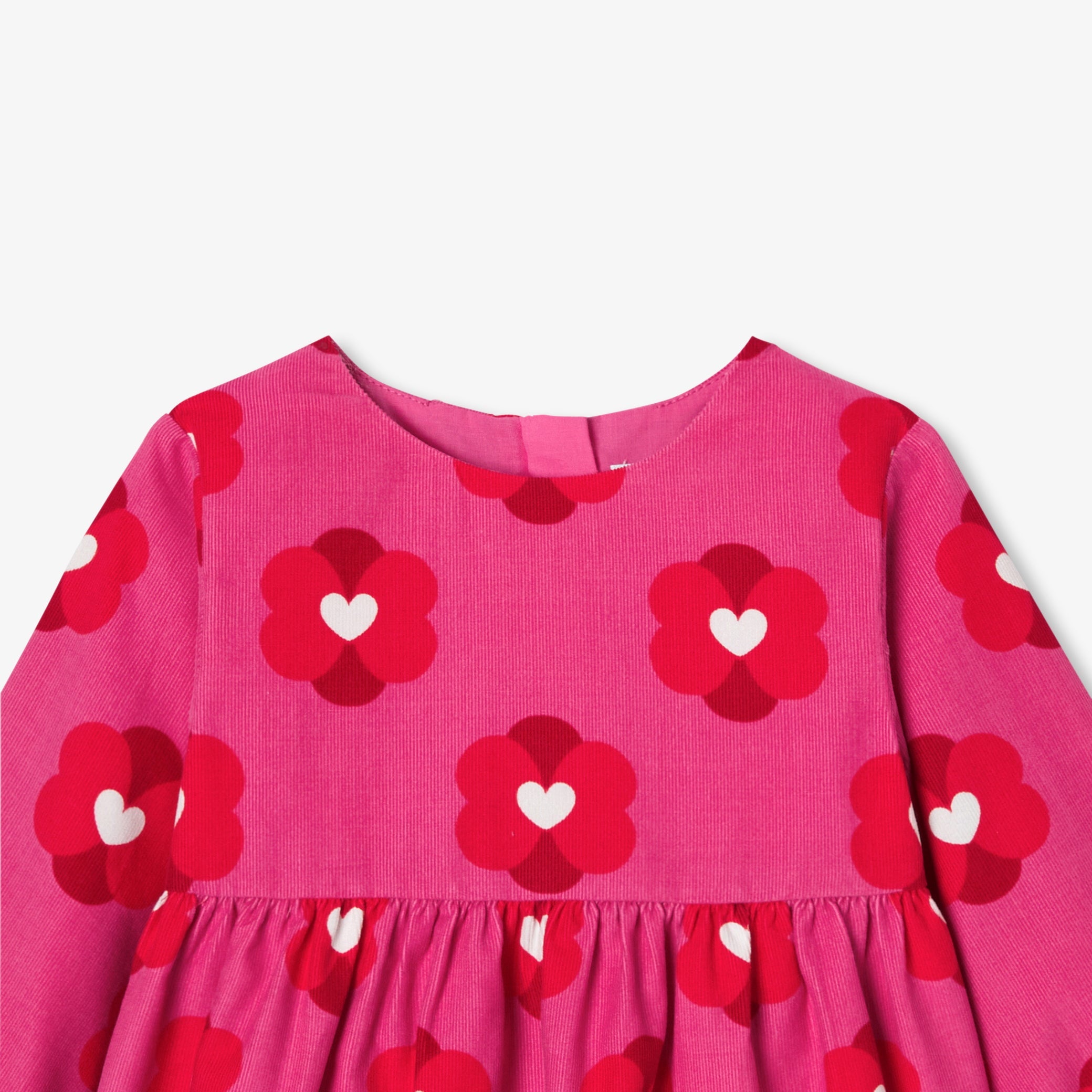 Baby girl dress in velvet milleraies