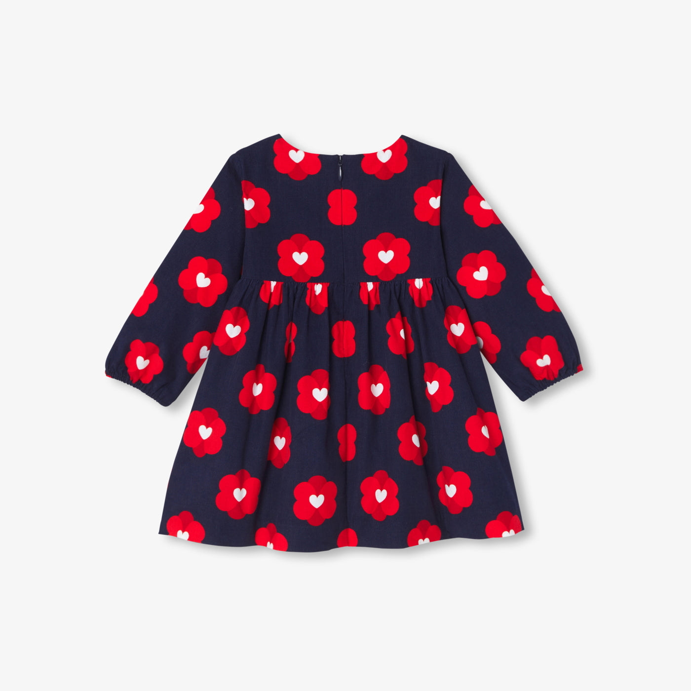 Baby girl dress in velvet milleraies