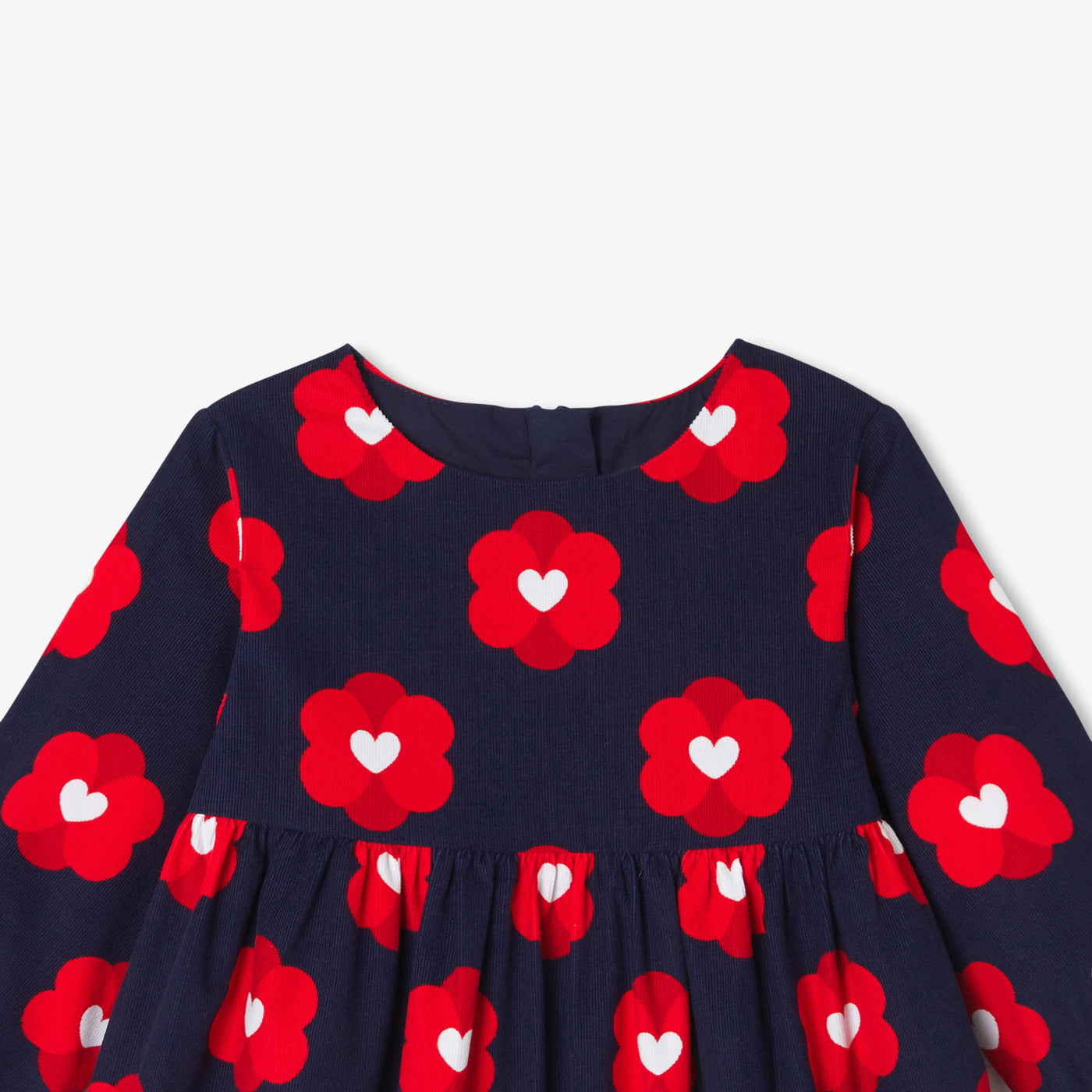 Baby girl dress in velvet milleraies